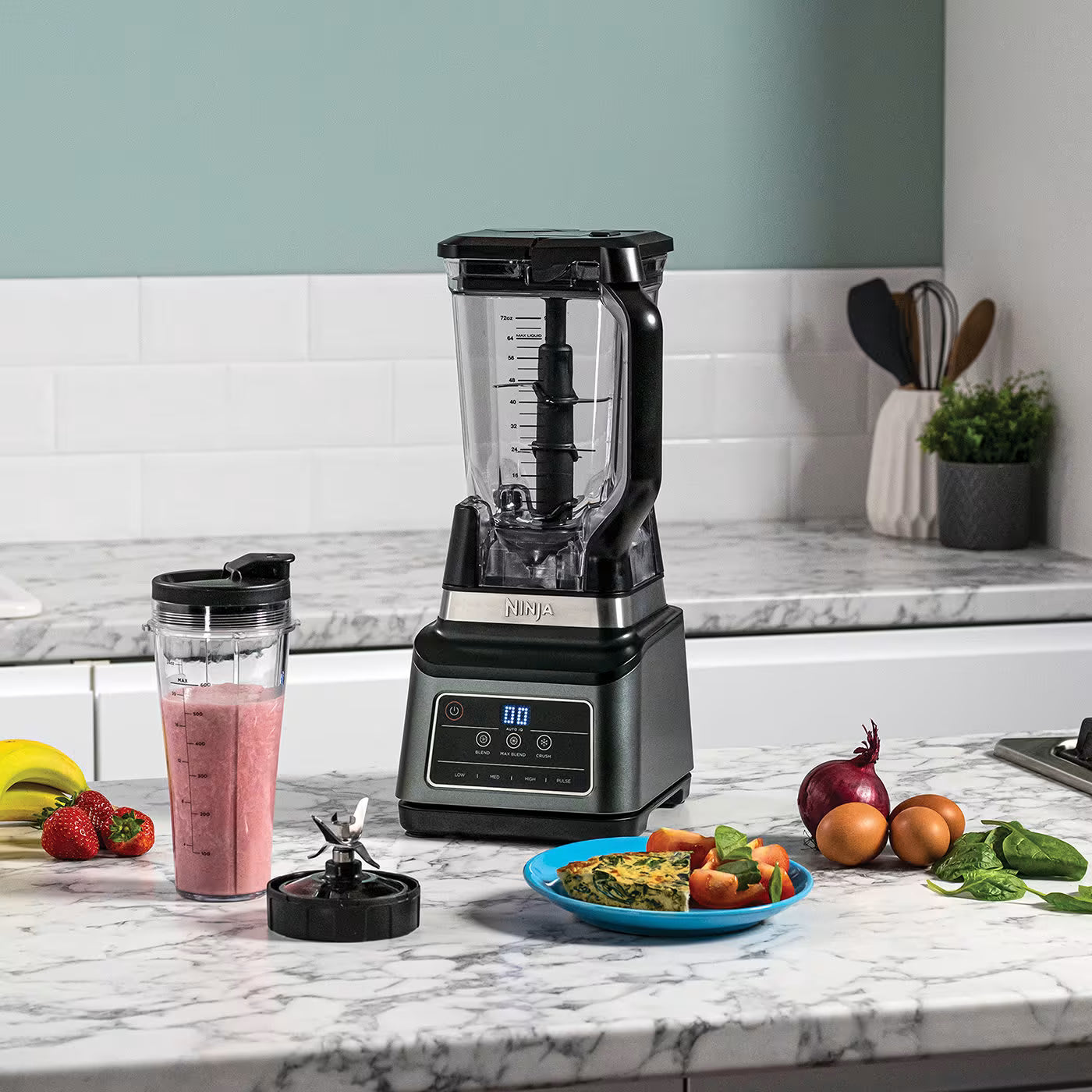 Ninja 2-in-1-Mixer mit Auto-iQ