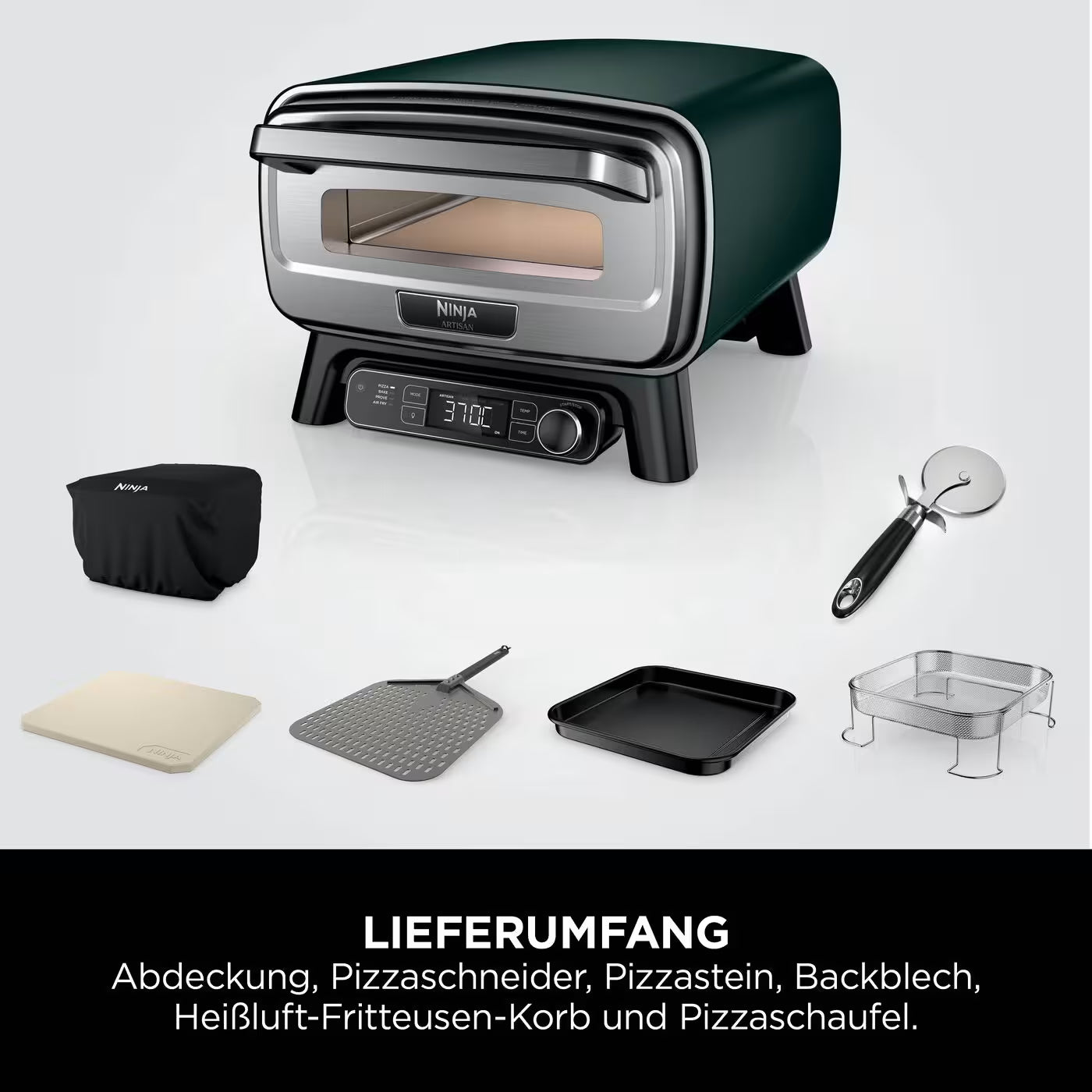 Ninja Artisan Outdoor-Elektro-Pizzaofen und Heißluftfritteuse