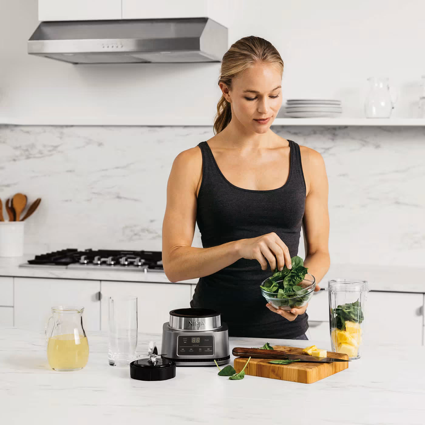 Ninja Foodi 2-in-1 Power Nutri Mixer mit Smart Torque & Auto-iQ 1100W