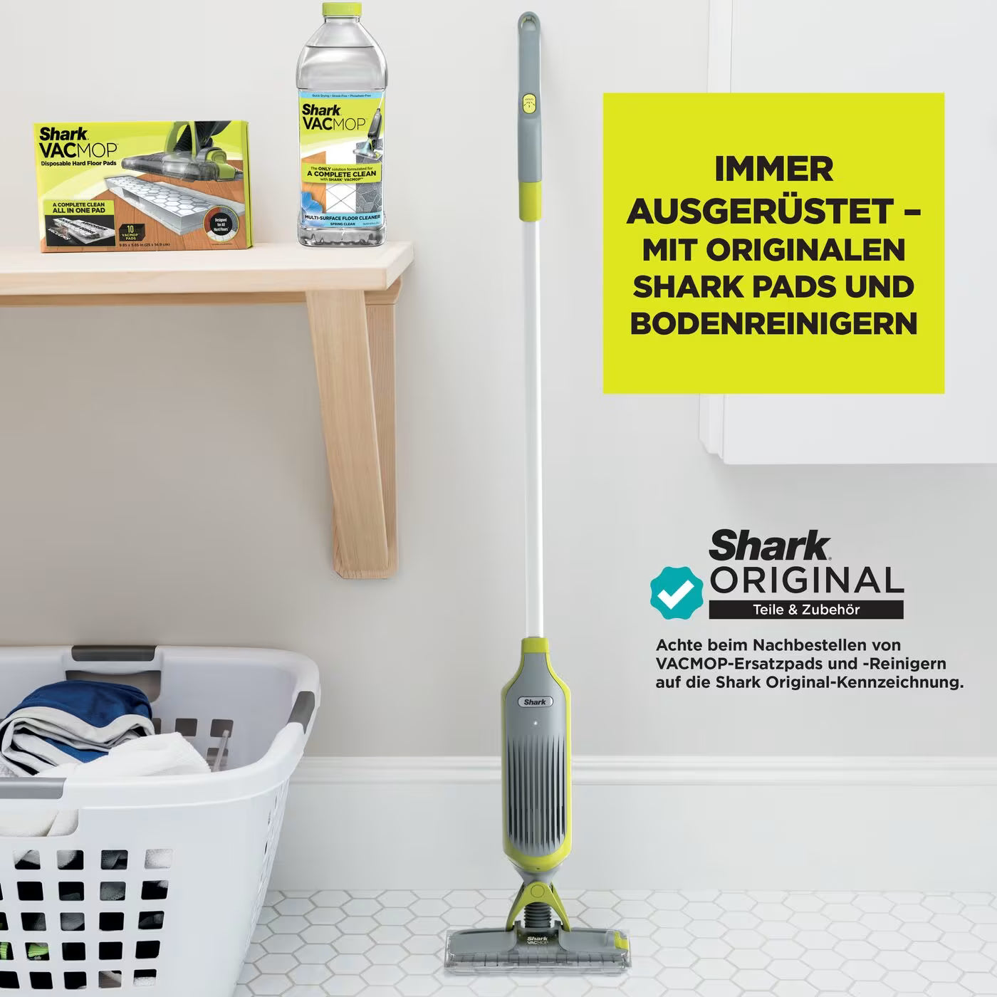 Shark VacMop 2-in-1 kabelloser Staubsauger und Sprühmopp