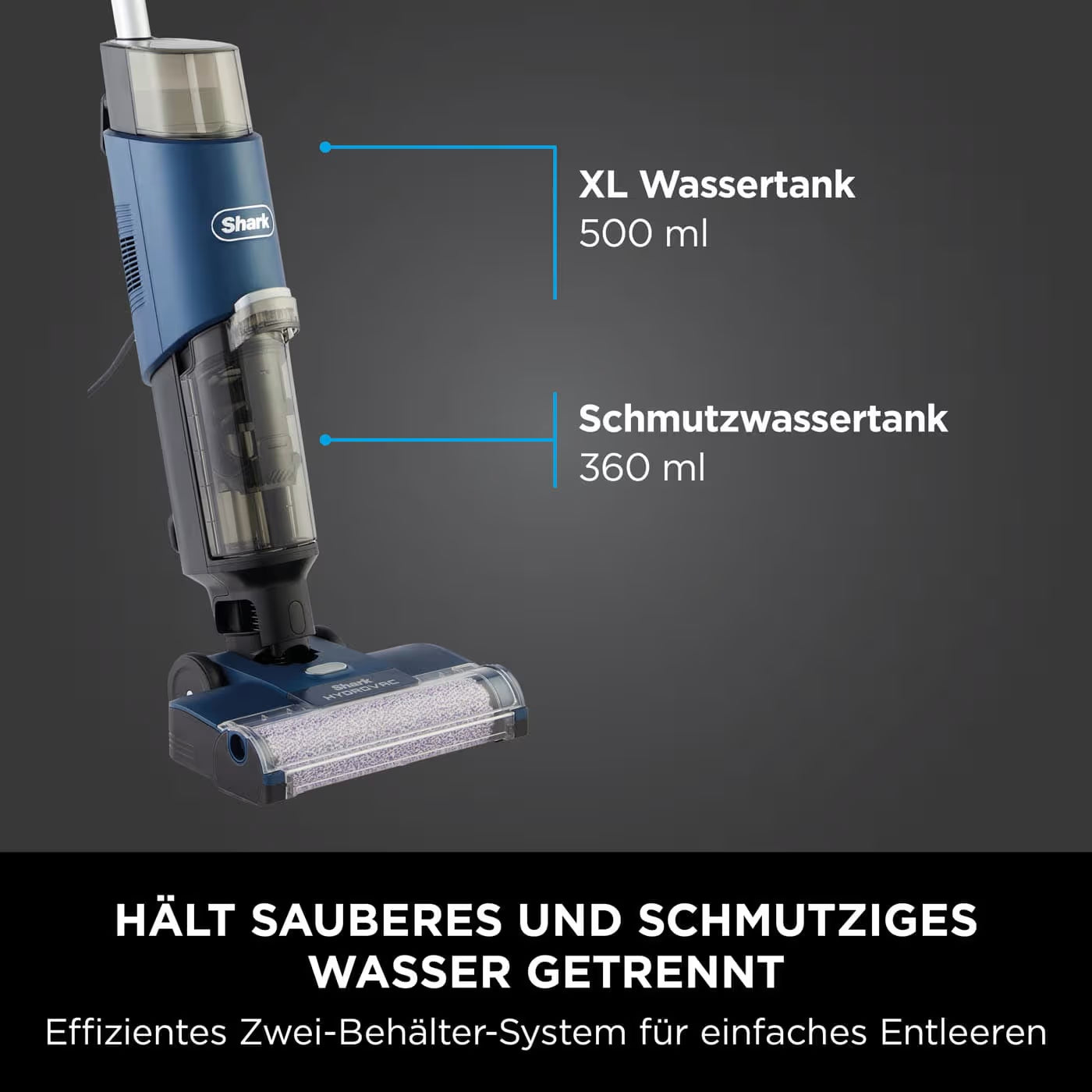 HydroVac - kabelgebundener Nass - und Trockensauger