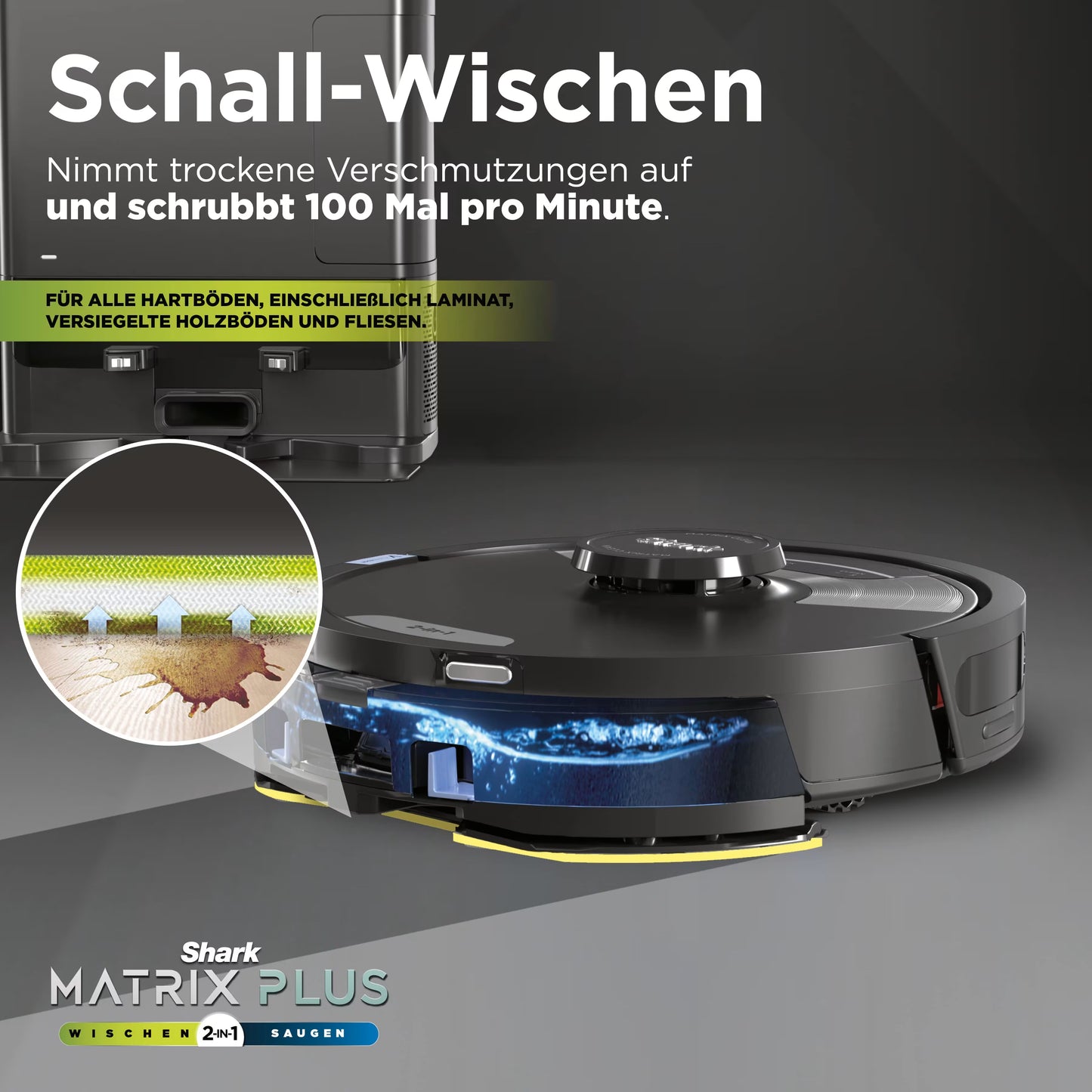 Shark Matrix Plus 2-in-1 Wischen & Saugen mit automatischem Entleerungssystem
