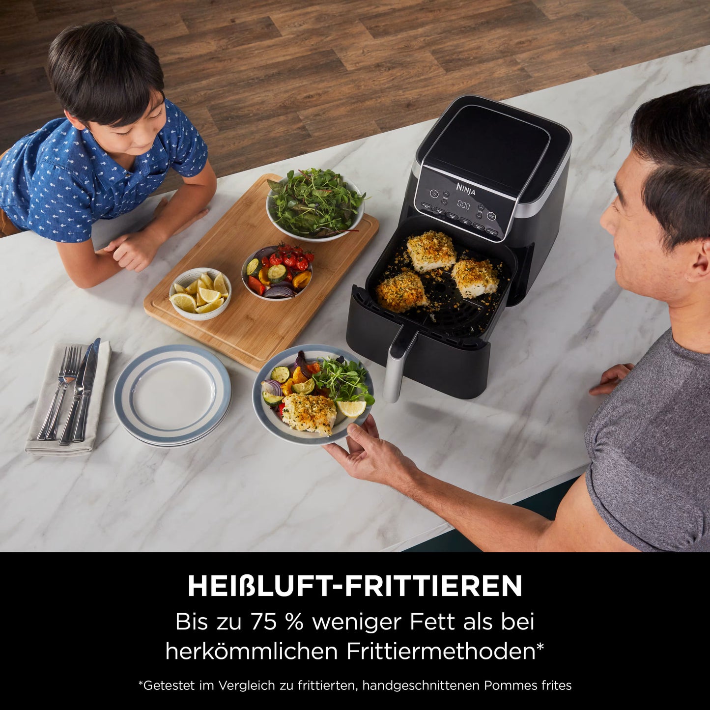 Ninja Heißluftfritteuse Max Pro 6,2 L