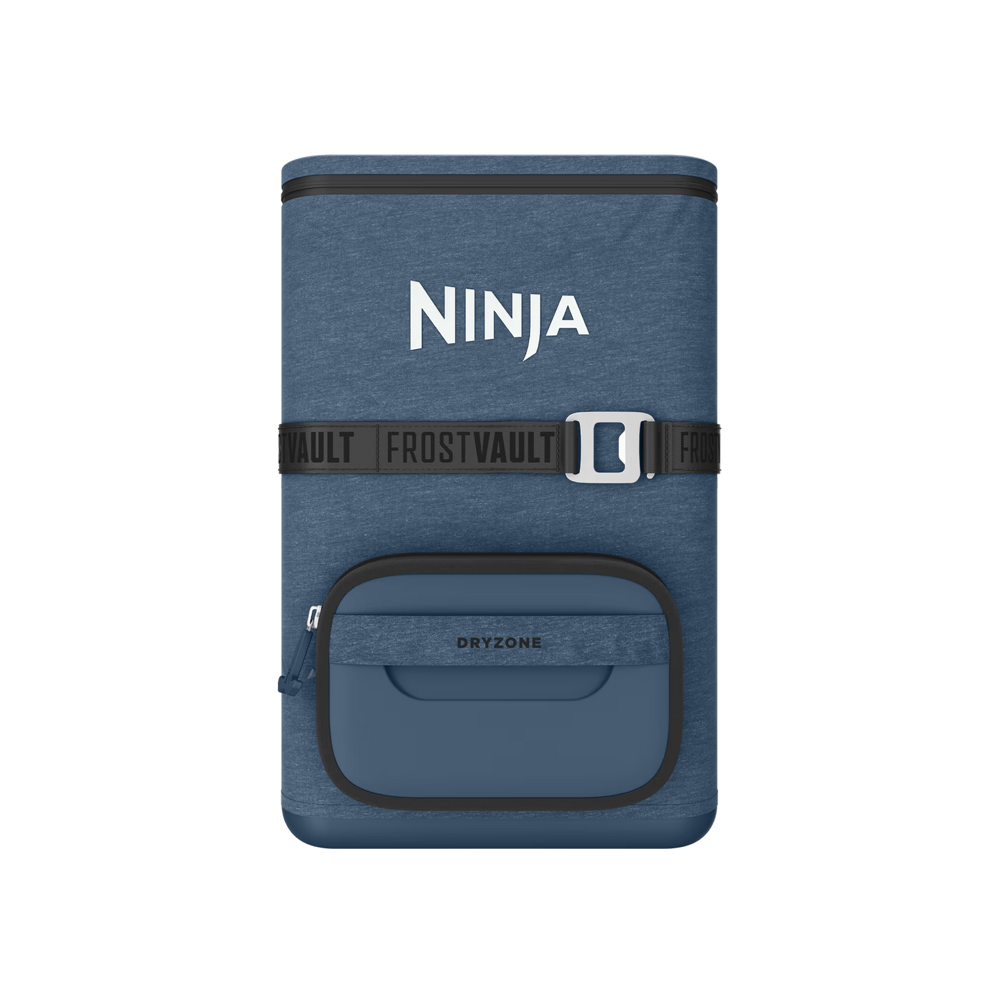 Ninja Outdoor FrostVault Go flexibler 17-Liter-Kühlrucksack für 24 Dosen mit kalter Trockenzone, Marineblau
