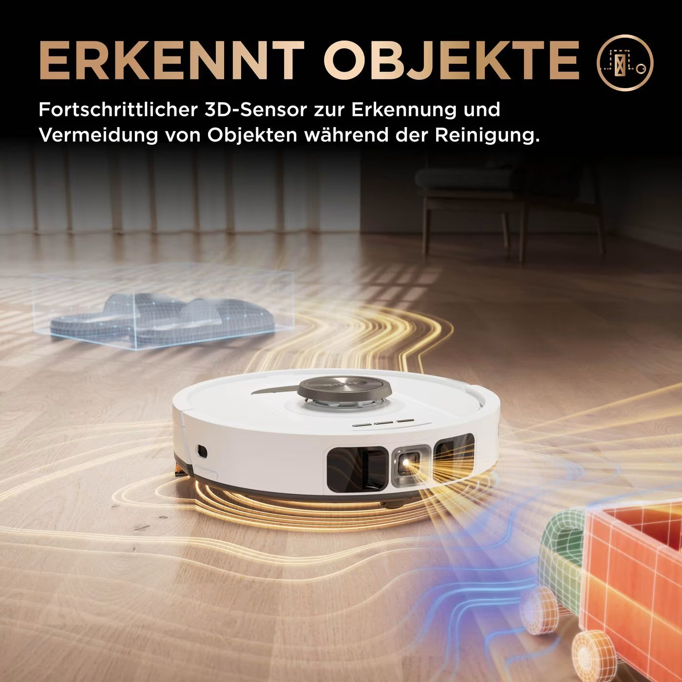 Shark PowerDetect NeverTouch Pro 2-in-1 Saug- und Wischroboter