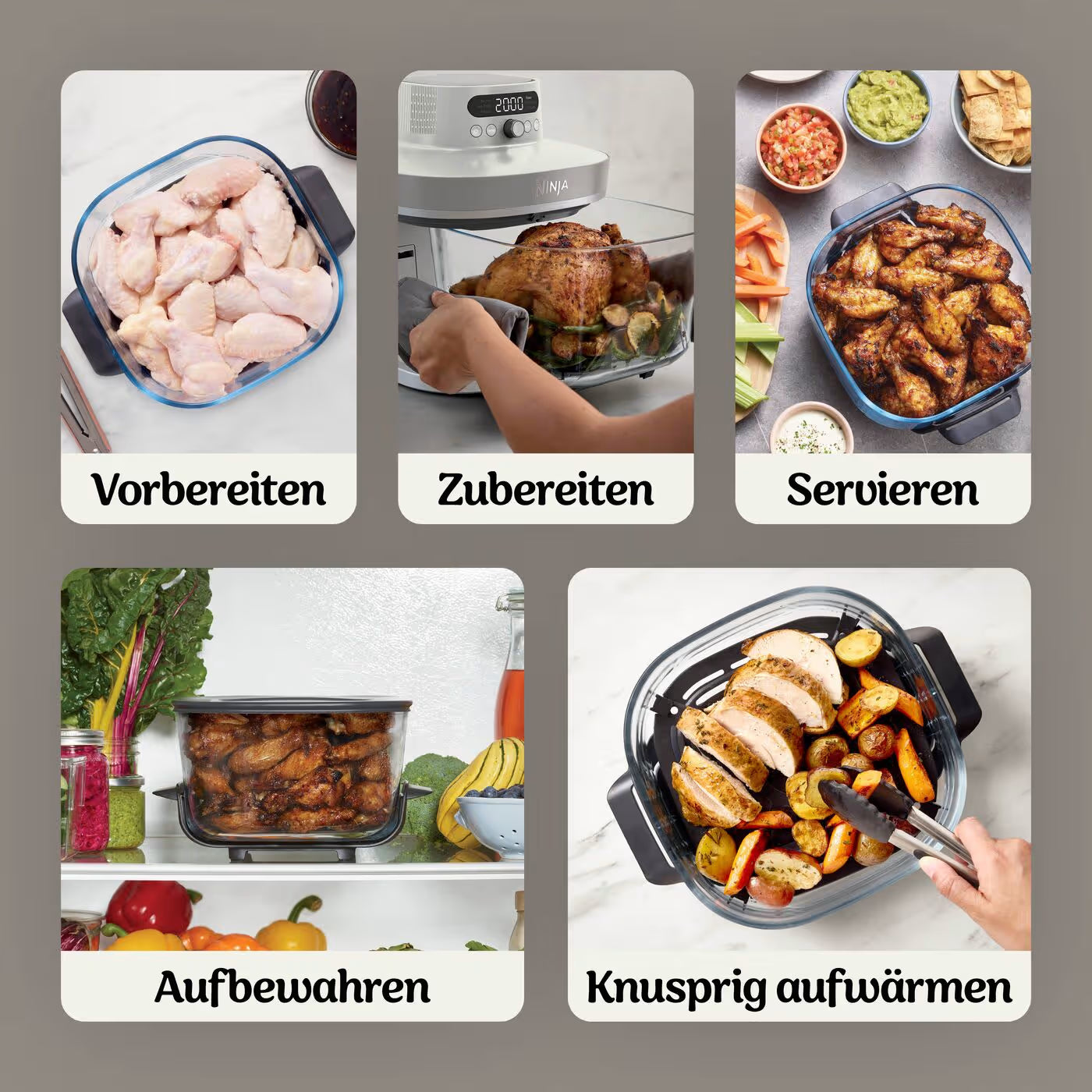 Ninja CRISPi PRO 7-in-1 Glas-Air-Fryer