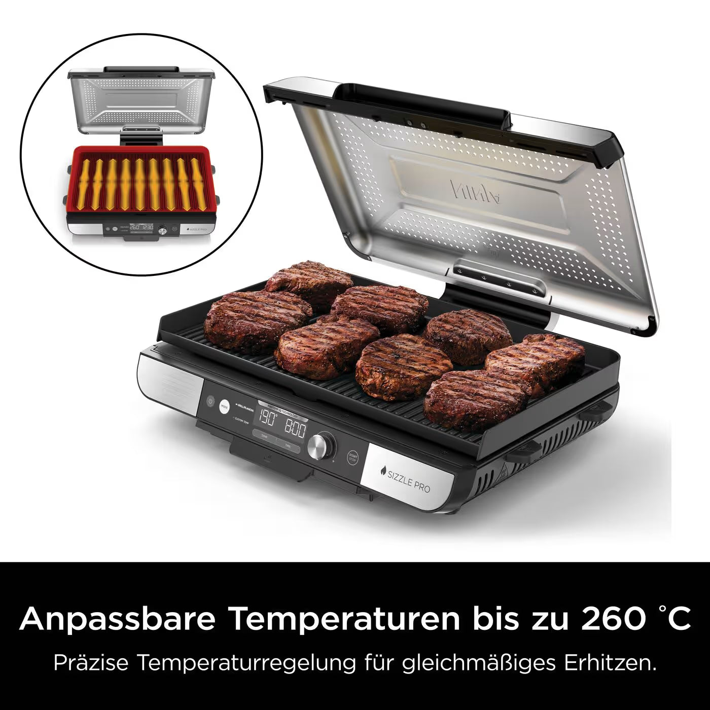 Ninja Sizzle Pro XL Grillplatte & Plancha