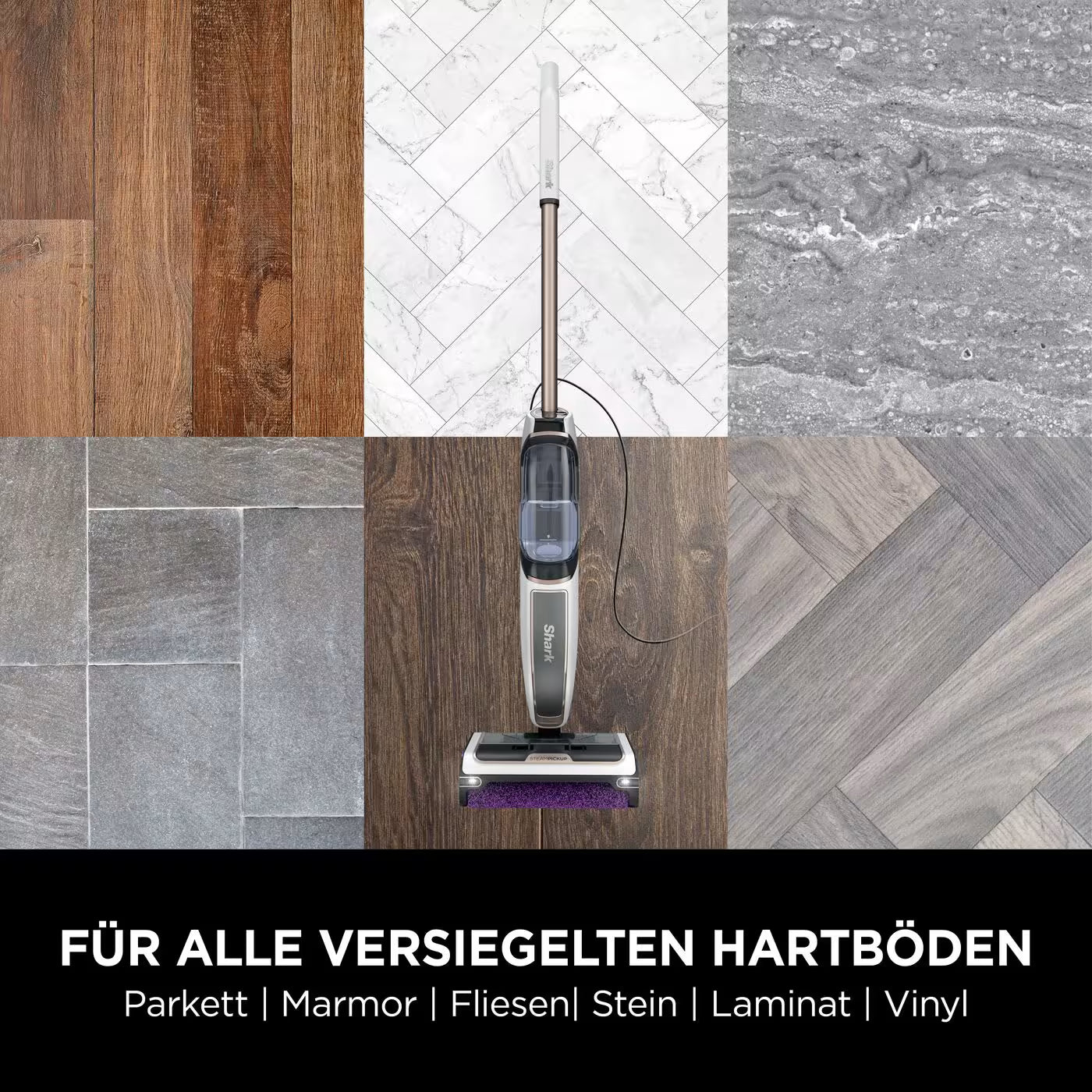 Shark SteamPickUp Hartbodenreiniger