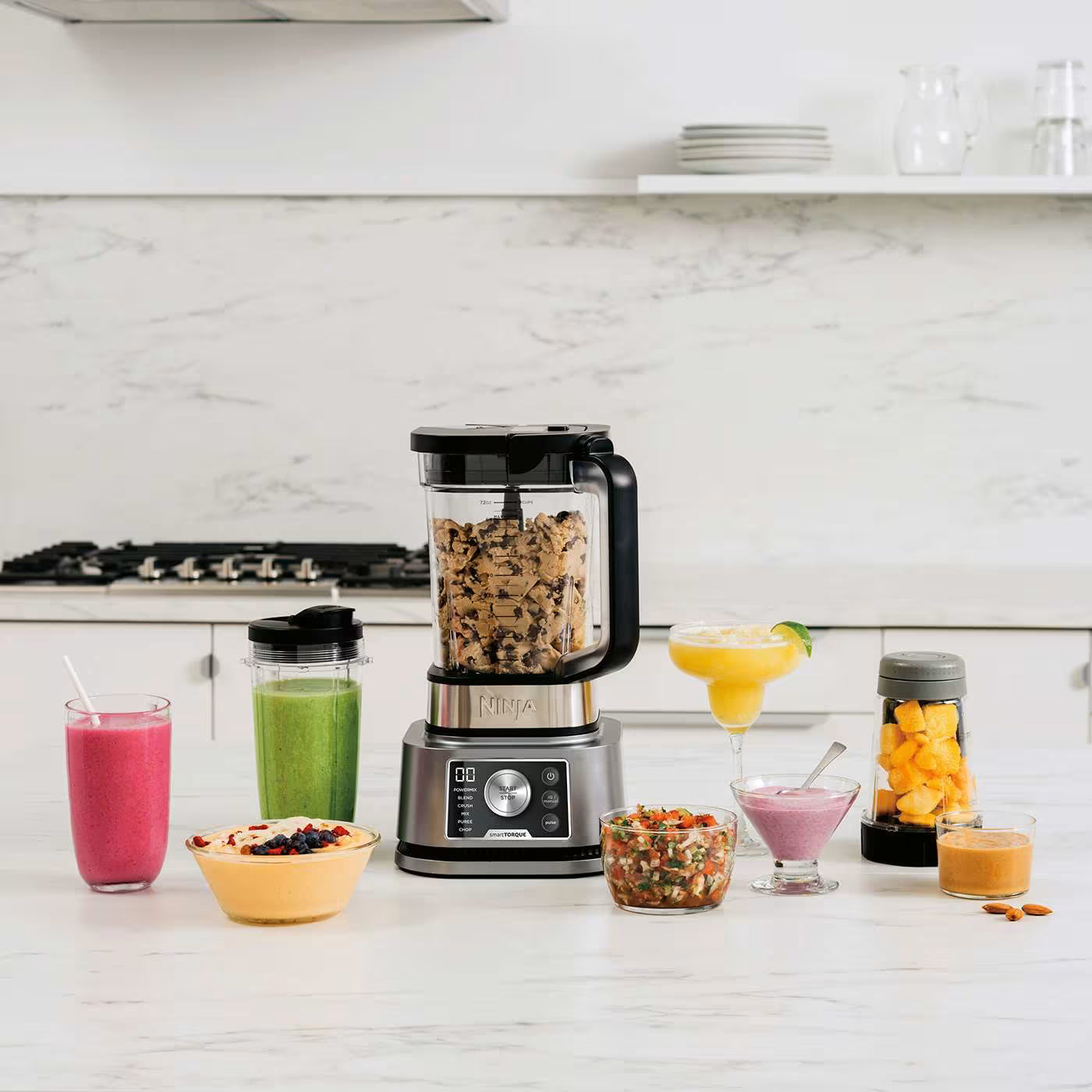 Ninja Foodi 3-in-1 Power Nutri Mixer mit Smart Torque & Auto-iQ 1200 W