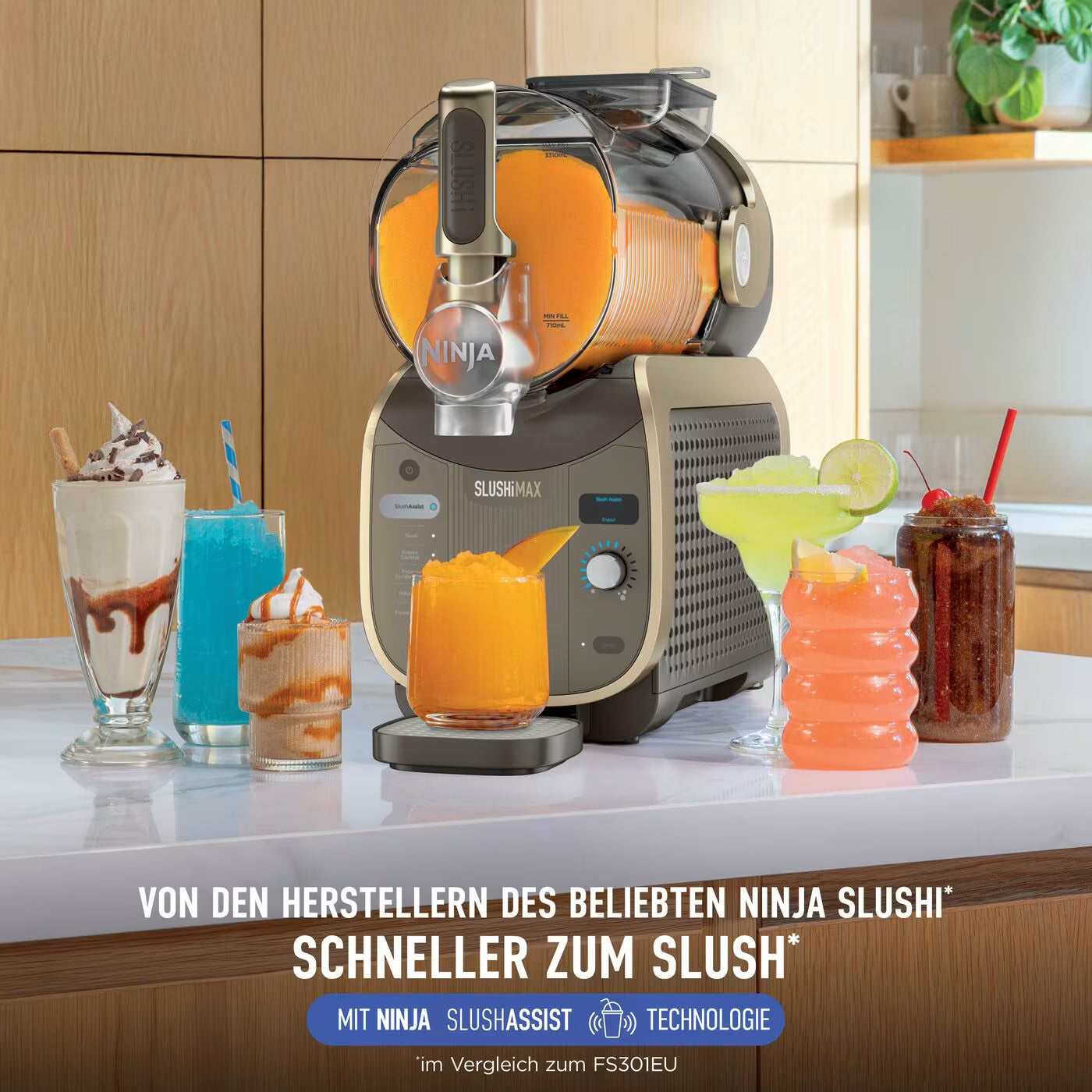 Ninja SLUSHi MAX Slush-Eismaschine für gefrorene Getränke – Mokka