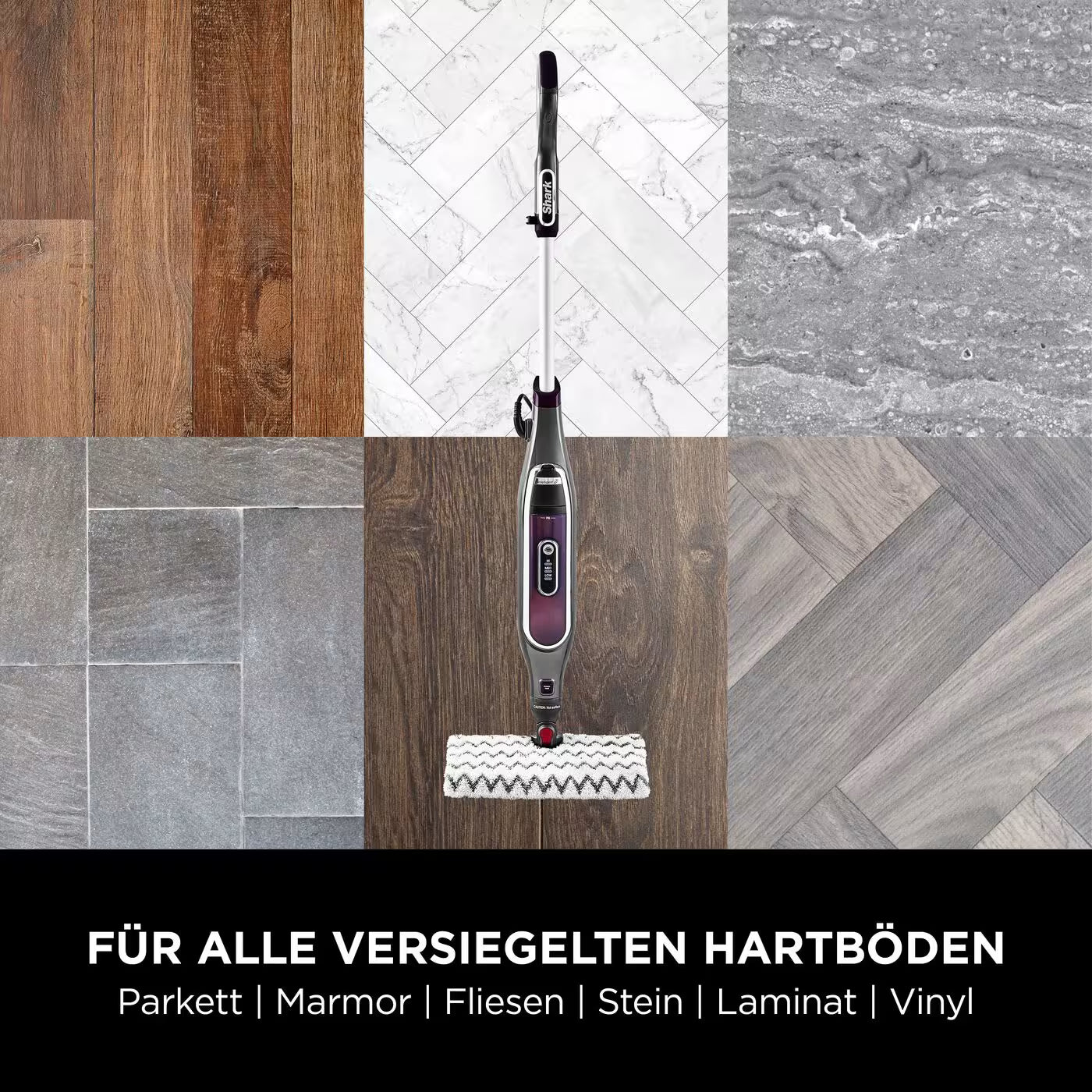 Shark Klik n' Flip automatischer Dampfreiniger