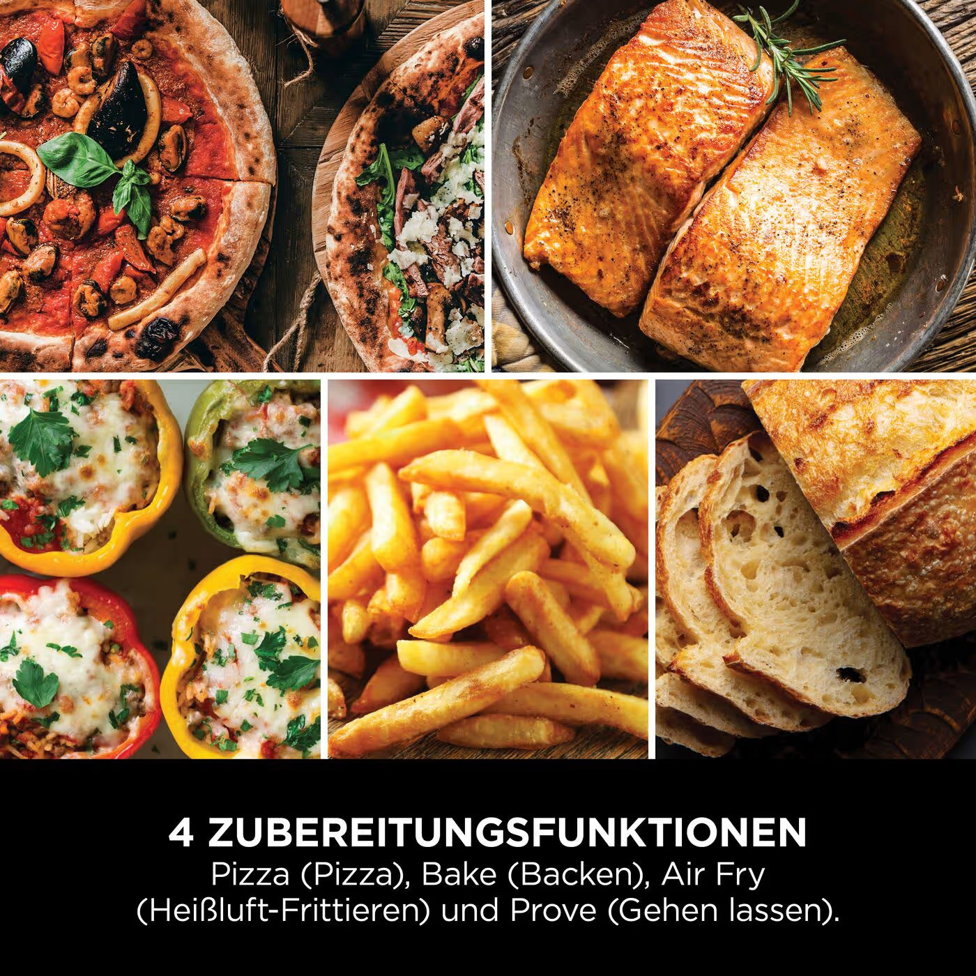 Ninja Artisan Outdoor-Elektro-Pizzaofen und Heißluftfritteuse