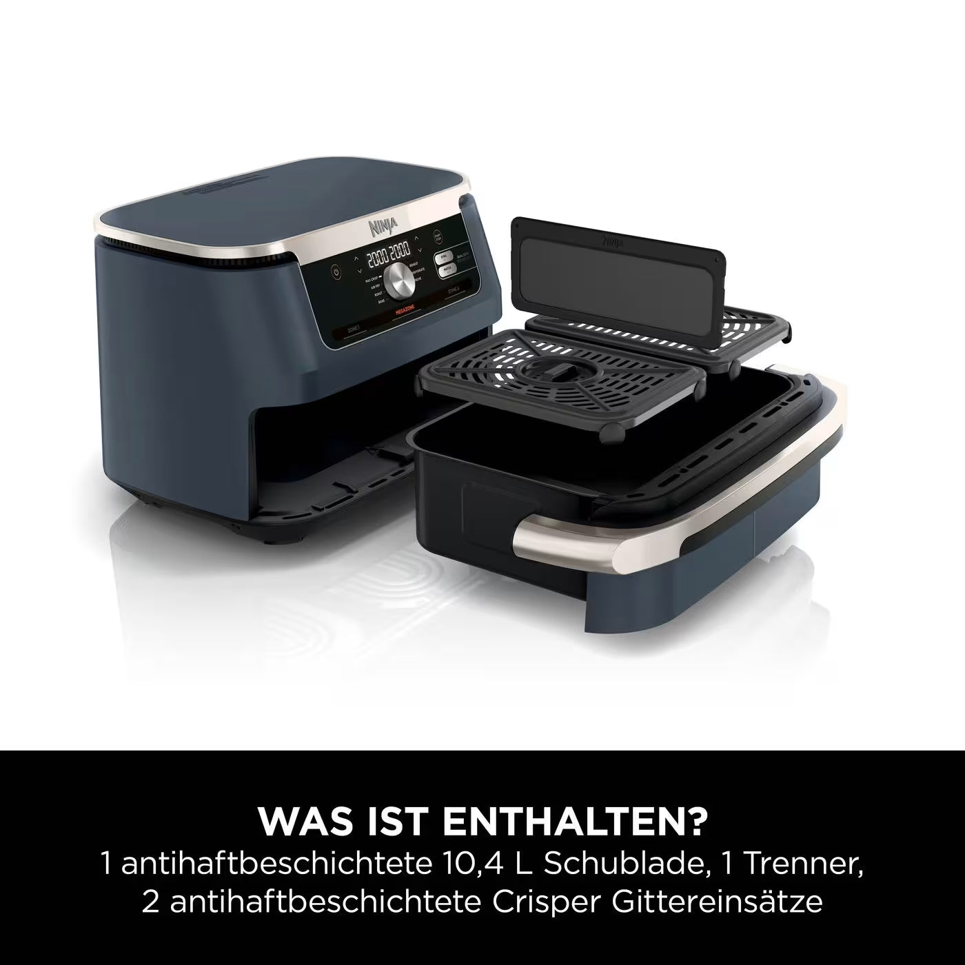 Ninja Foodi FlexDrawer 10,4 L Heißluftfritteuse