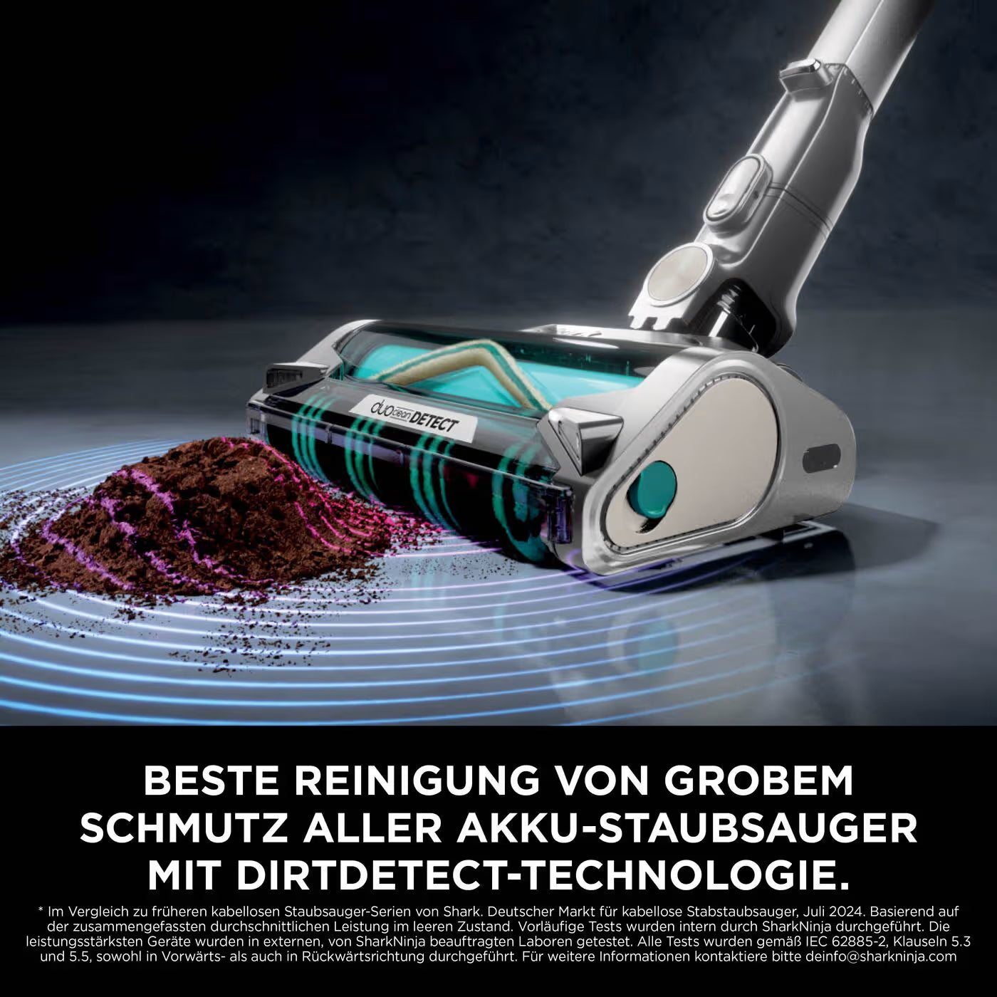 Shark PowerDetect Clean & Empty Akku-Staubsauger für Tierhaare mit Selbstentleerungssystem
