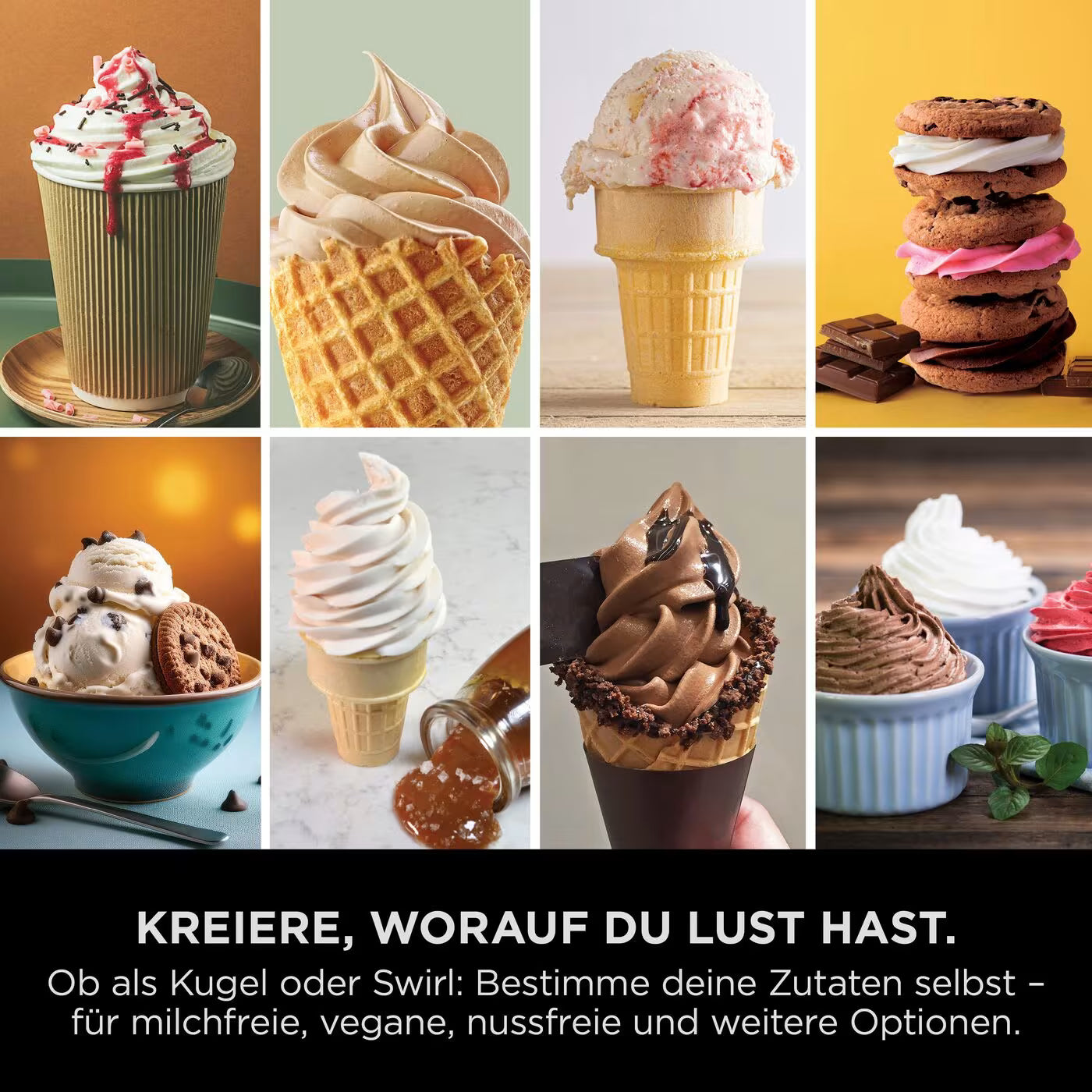 Ninja Creami Scoop & Swirl 13-in-1 Softeis & Eismaschine