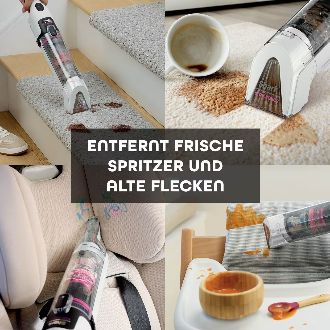 Shark StainForce kabelloser Flecken und Polsterreiniger