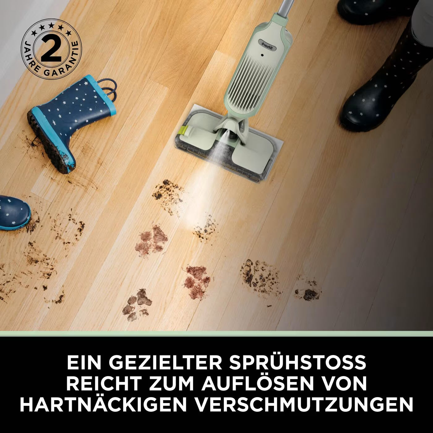Shark VacMop 2-in-1 kabelloser Staubsauger und Sprühmopp