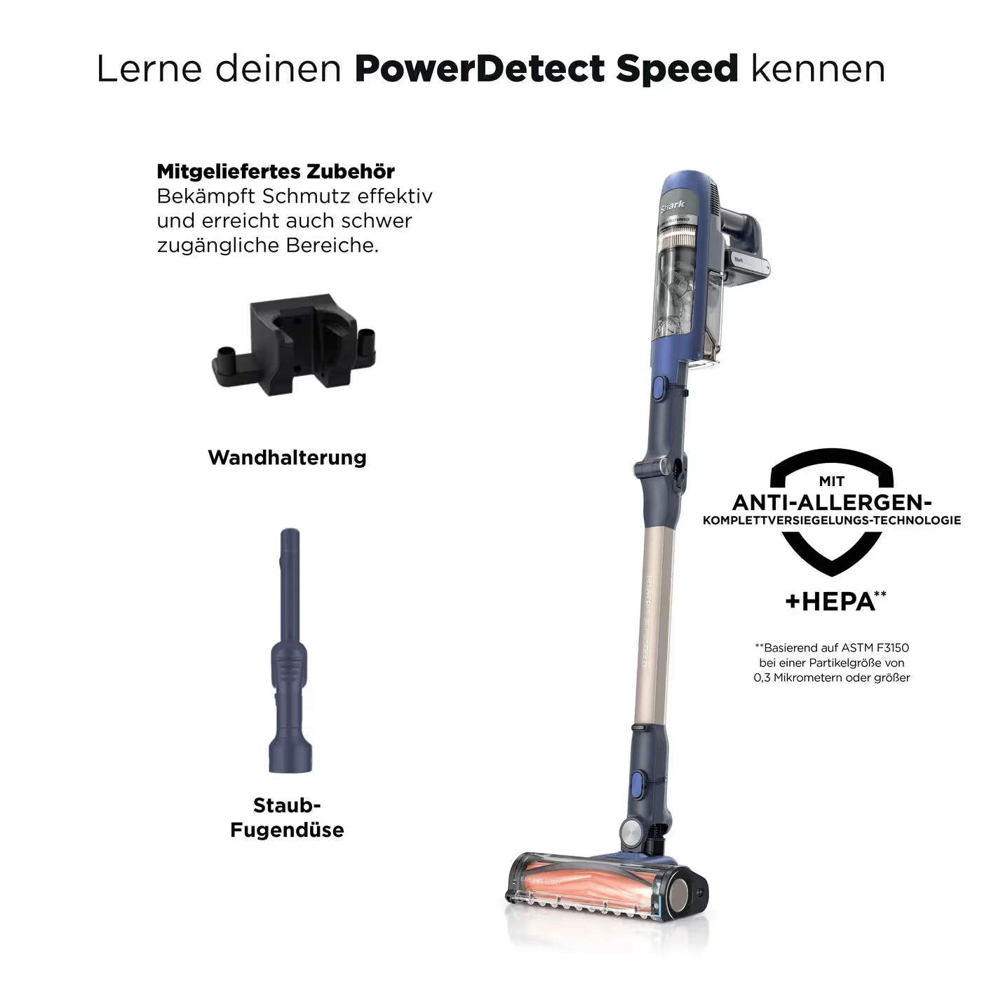 Shark PowerDetect Speed Akku-Staubsauger