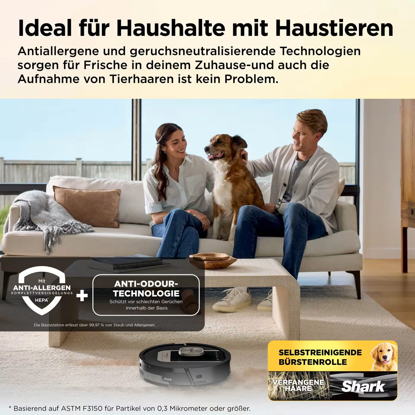 Shark ThermaCharged PowerDetect Nass- und Trocken-Saugroboter