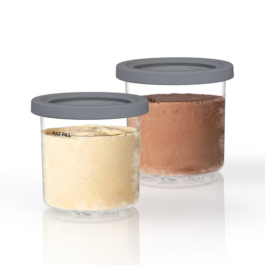 2 Dessert-Behälter mit Deckel