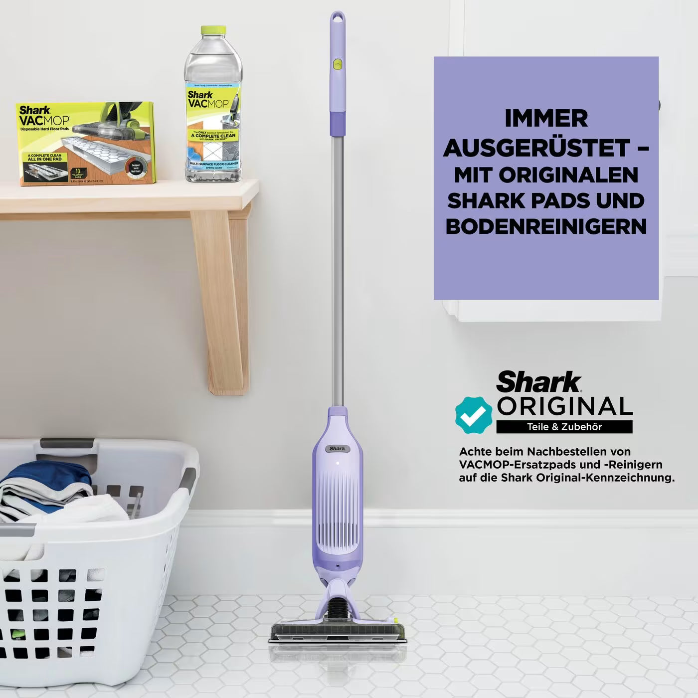 Shark VacMop 2-in-1 kabelloser Staubsauger und Sprühmopp PL