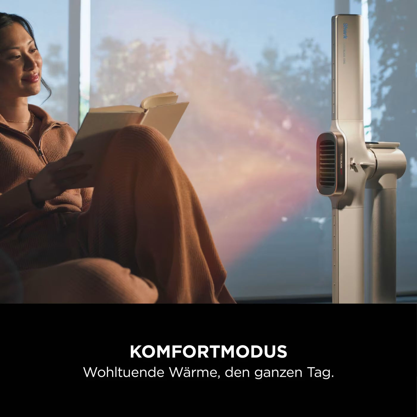 Shark TurboBlade Ventilator - Kühlen + Heizen
