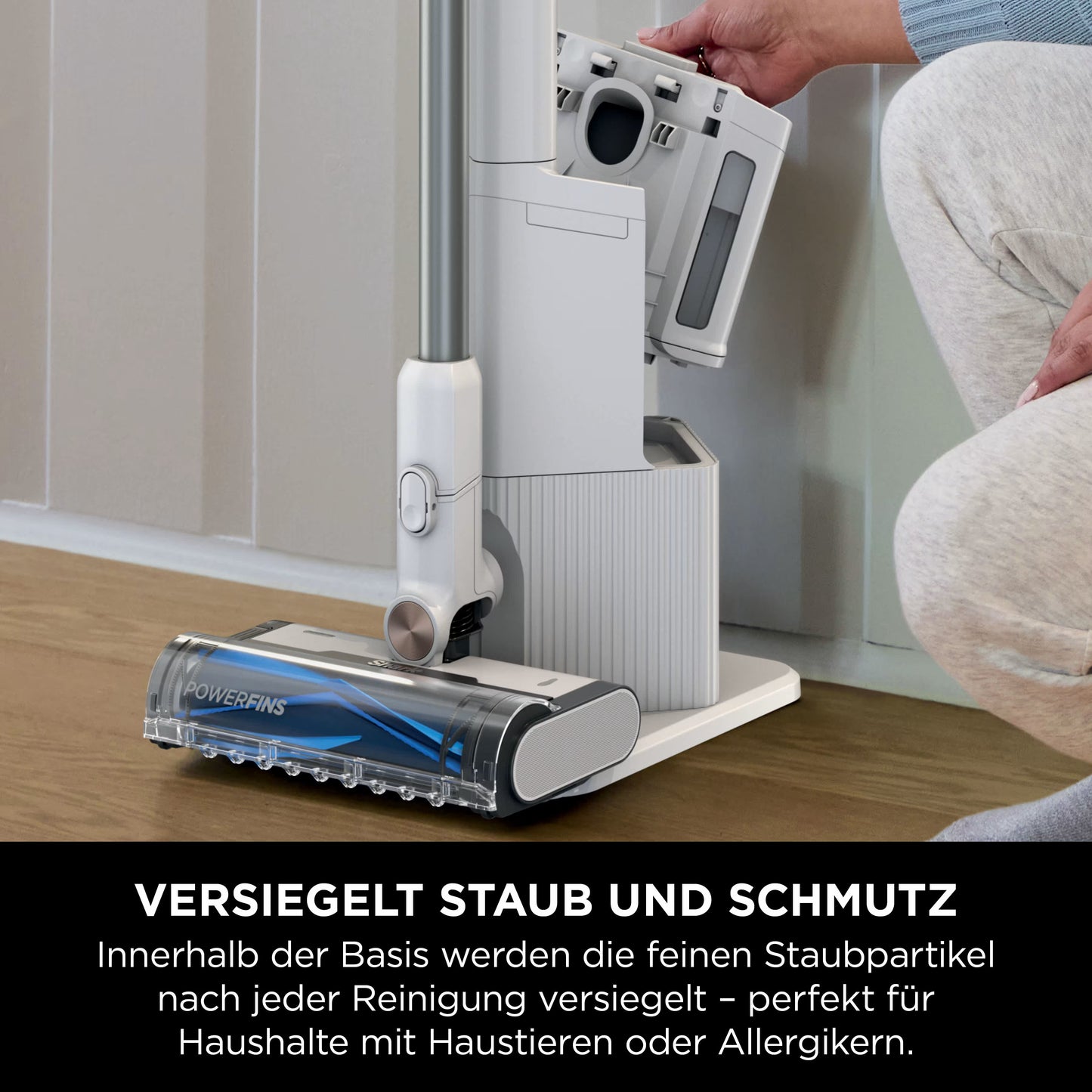 Shark Clean & Self-Empty Akku-Staubsauger mit automatischem Entleerungssystem
