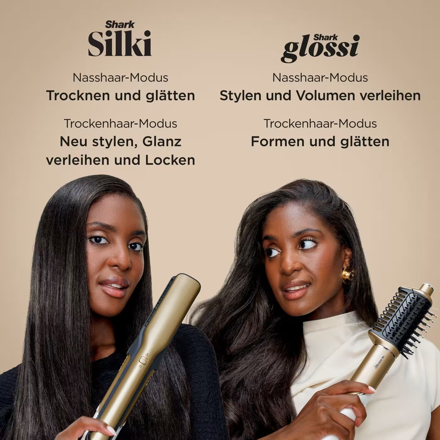 Shark Glam Multistyler für glatte Haare, Wellen und Locken