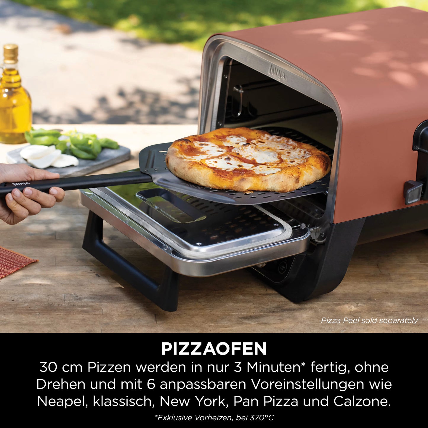 Ninja Woodfire Elektrischer Outdoor Ofen, Pizzaofen und Smoker