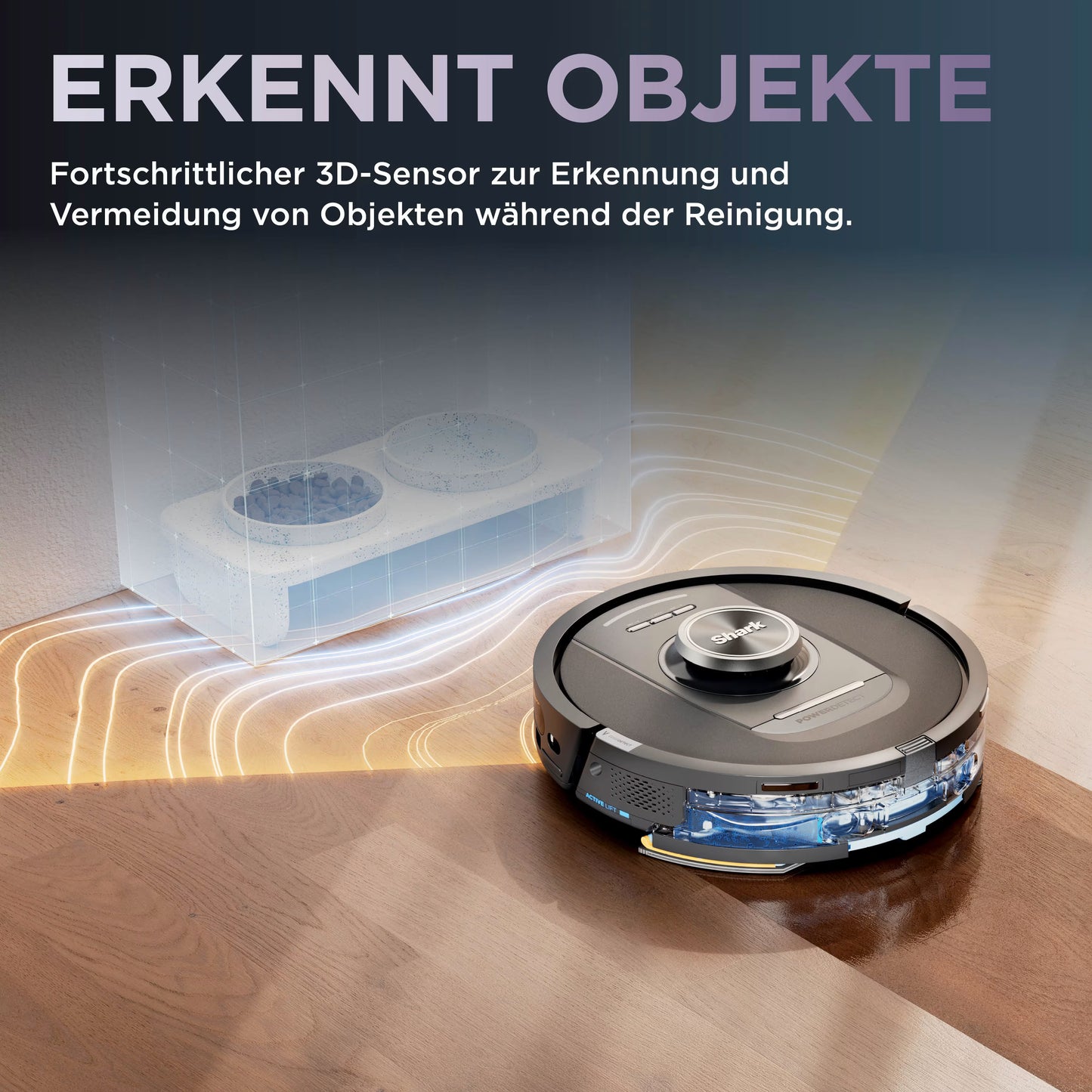 Shark PowerDetect NeverTouch 2-in-1 Saug- und Wischroboter