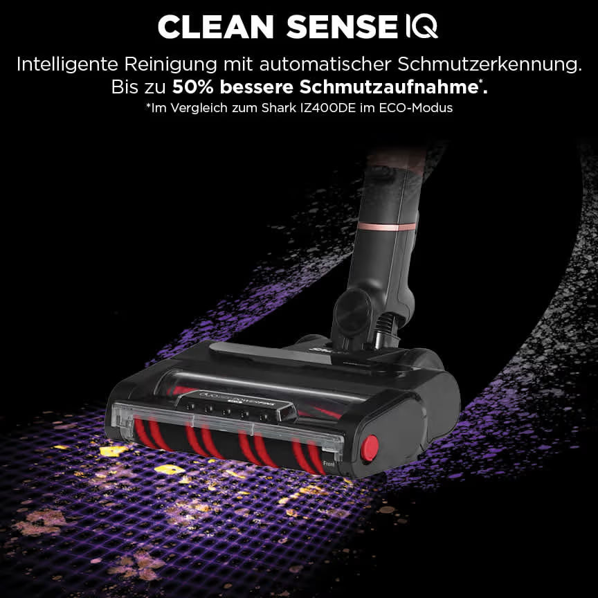 Shark Stratos Akku-Staubsauger mit selbstreinigender Bürstenrolle, Clean Sense iQ und Flexology