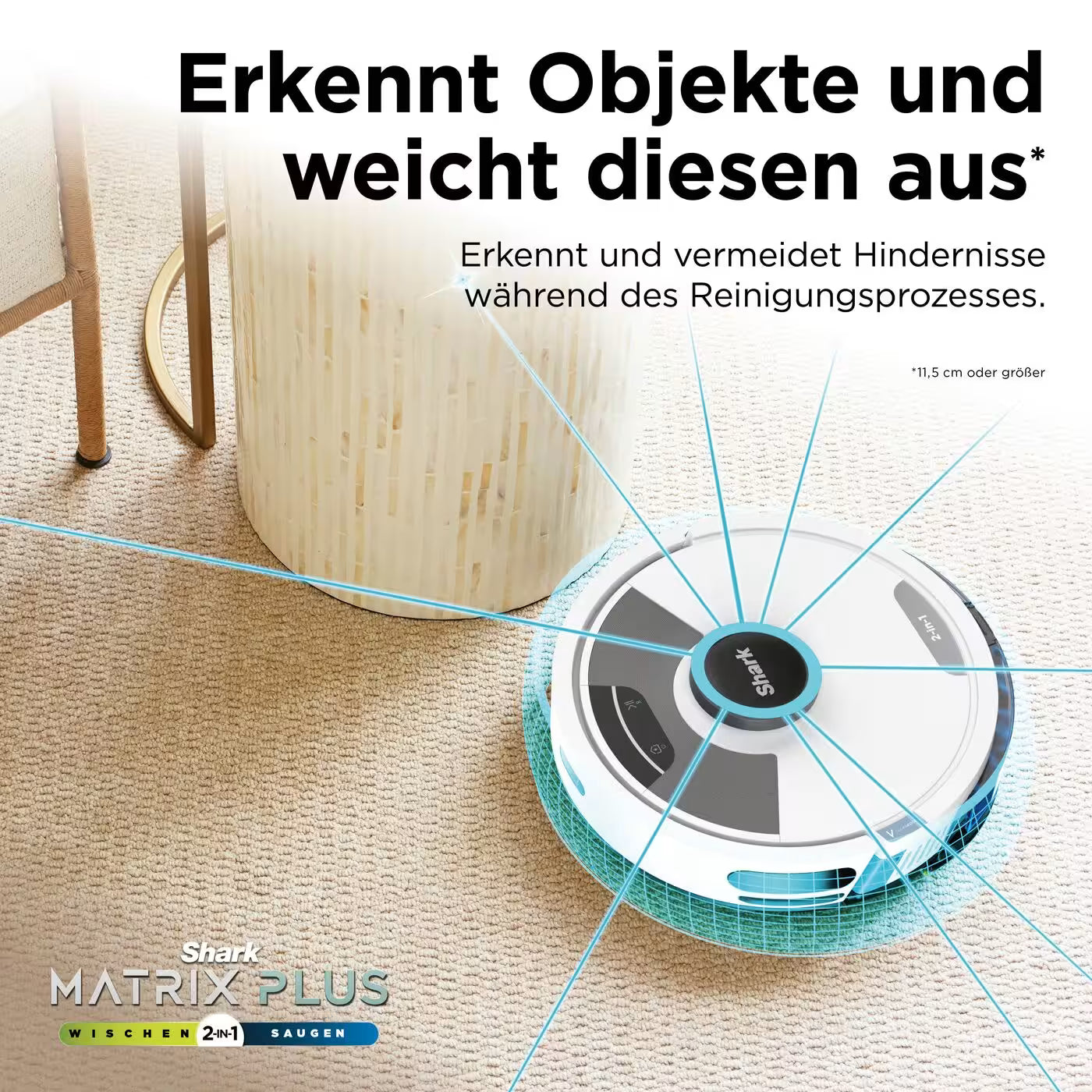 Shark Matrix Plus 2-in-1 Wischen & Saugen mit automatischem Entleerungssystem