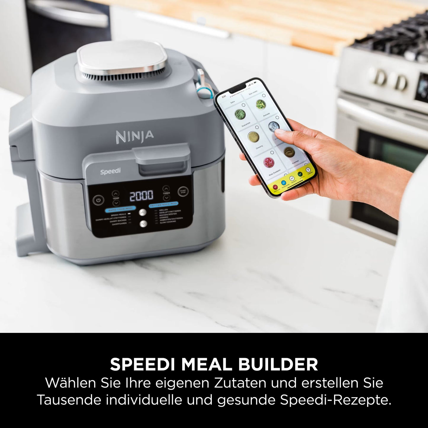 Ninja Speedi Rapid Cooking System & Heißluftfritteuse
