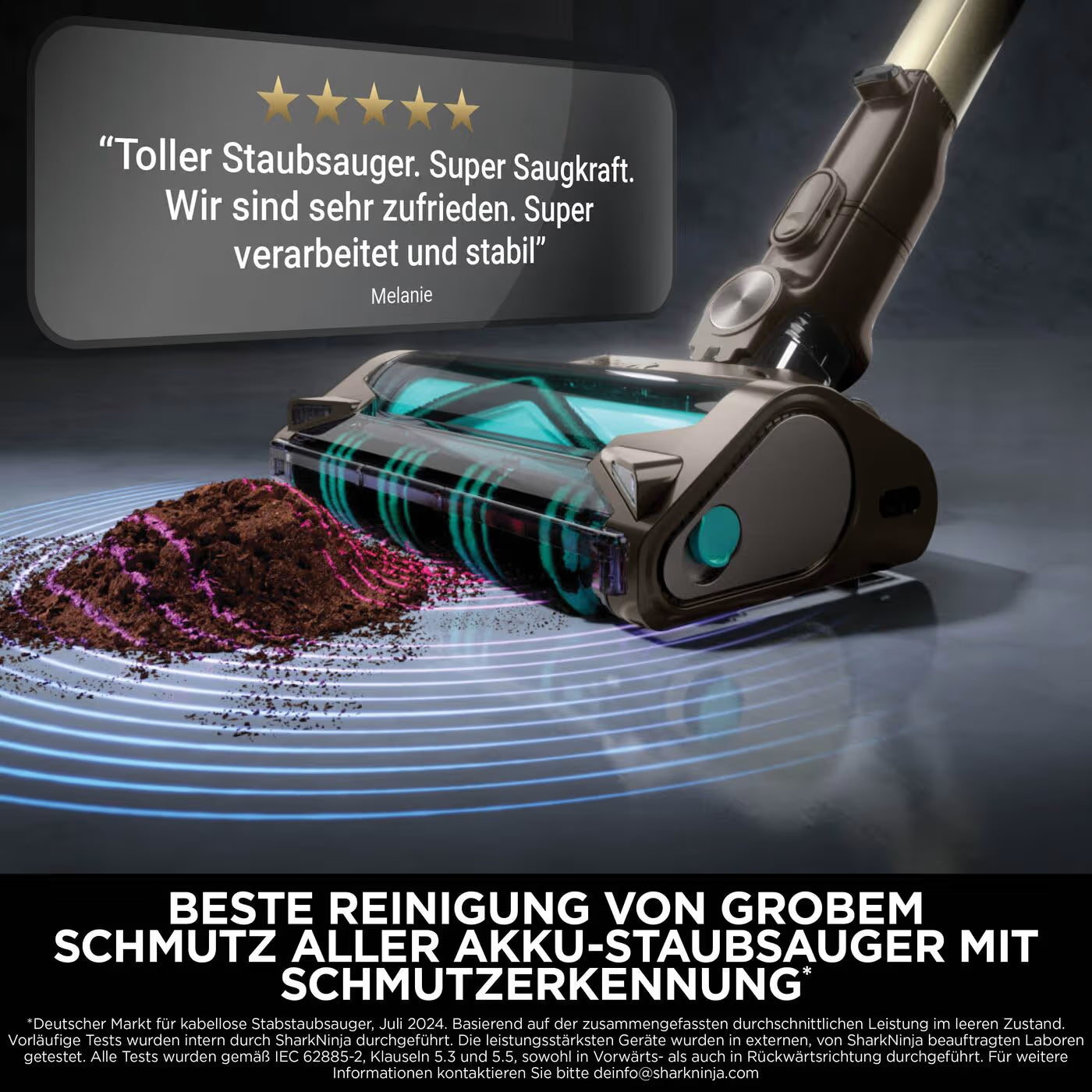 Shark PowerDetect Clean & Empty Akku-Staubsauger für Tierhaare
