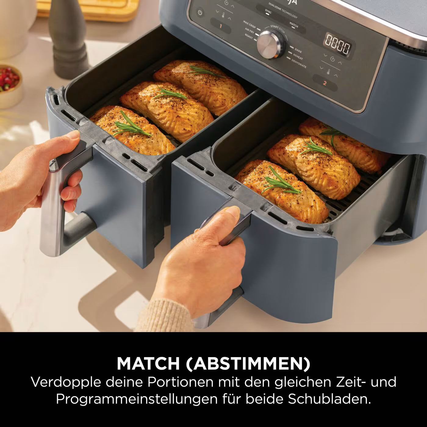 Ninja MAX 6-in-1 Dual Zone Heißluftfritteuse 9,5 L