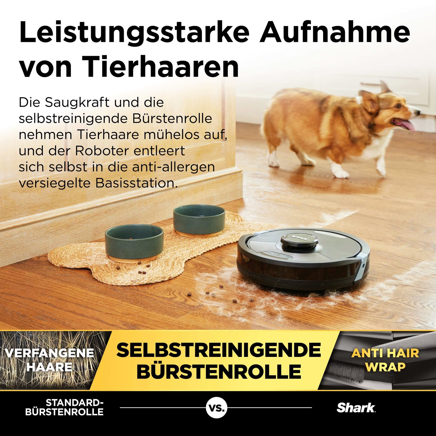 Shark Matrix Plus 2-in-1 Wischen & Saugen mit automatischem Entleerungssystem