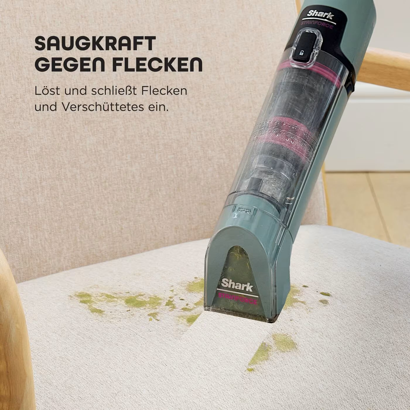 Shark StainForce kabelloser Flecken- und Polsterreiniger HX100EUCP