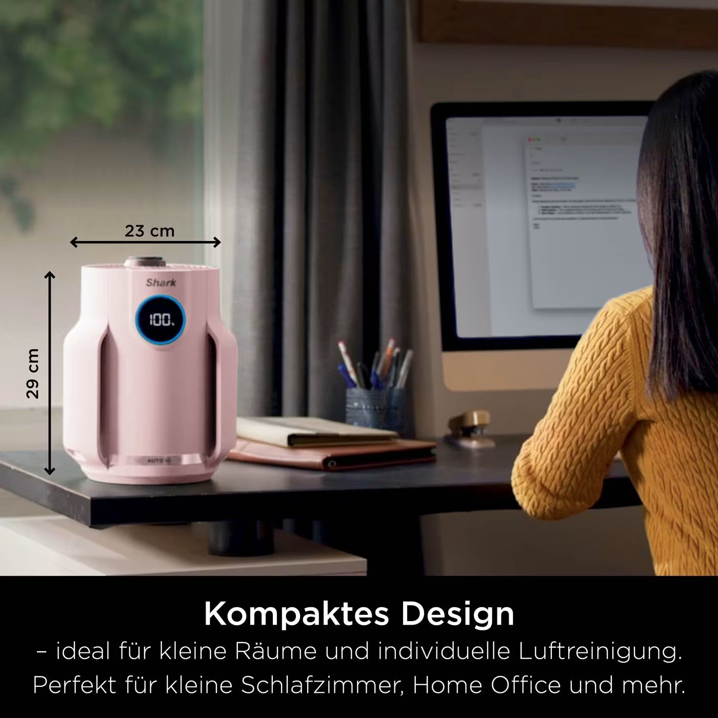 Shark NeverChange Luftreiniger Compact Pro für bis zu 5 Jahre