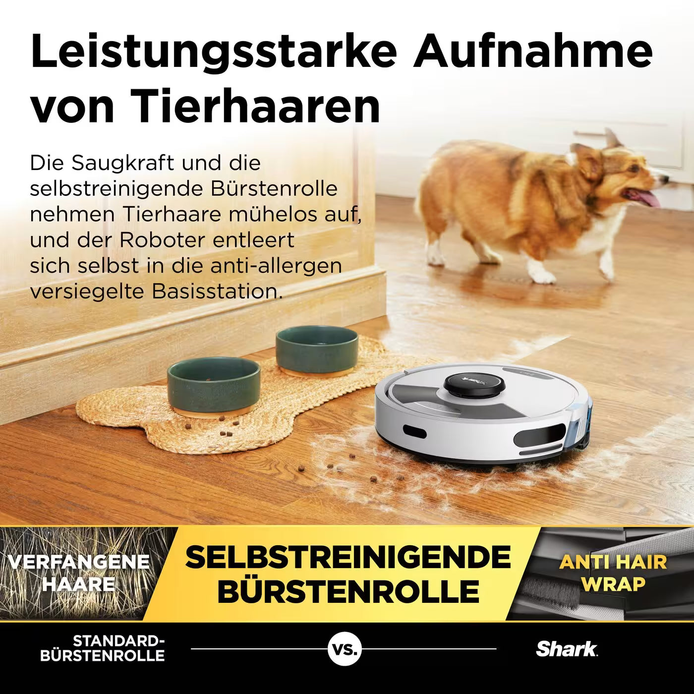 Shark Matrix Plus 2-in-1 Wischen & Saugen mit automatischem Entleerungssystem
