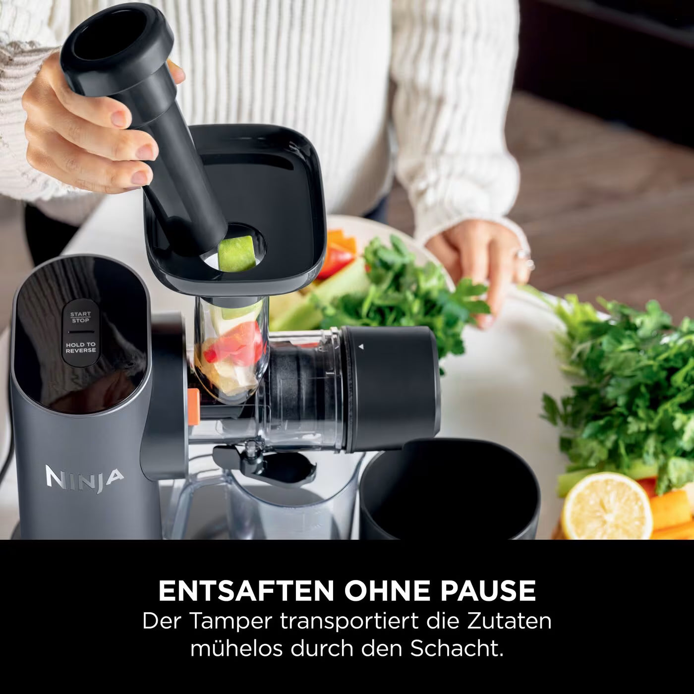 Ninja Kaltentsafter mit Anti-Verstopfungs-Filter