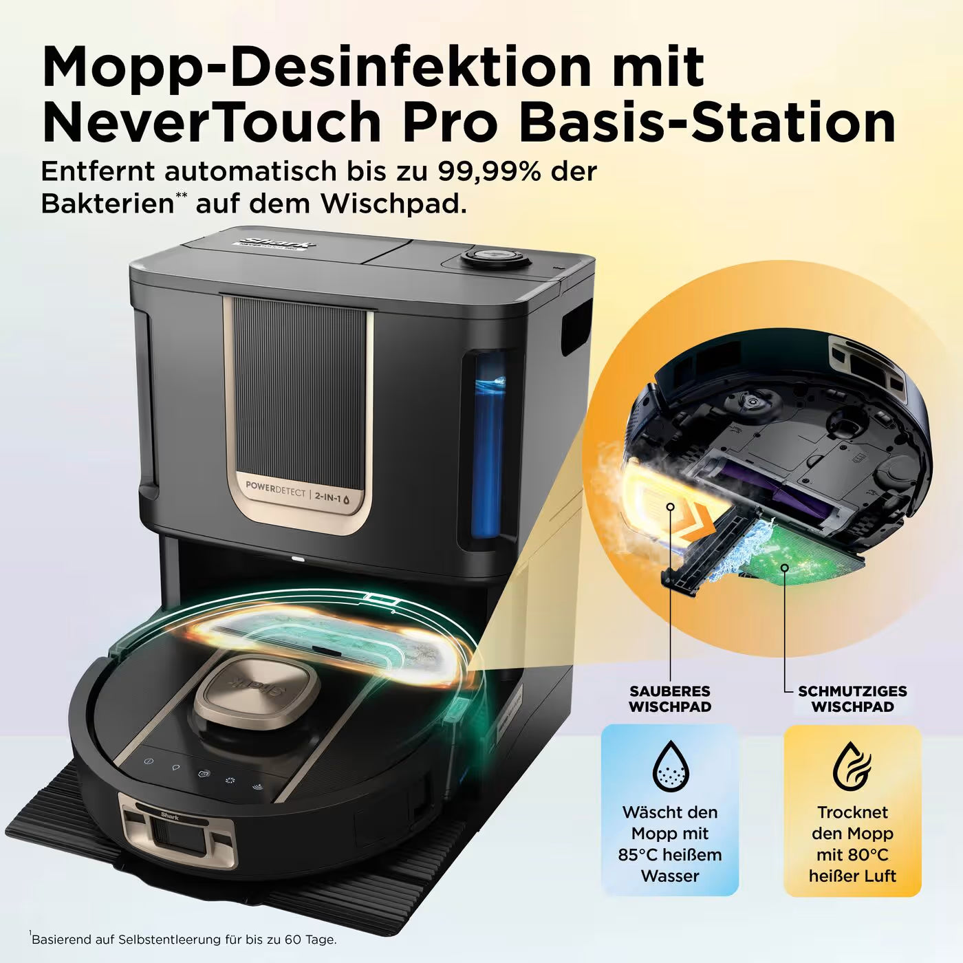 Shark ThermaCharged PowerDetect Nass- und Trocken-Saugroboter
