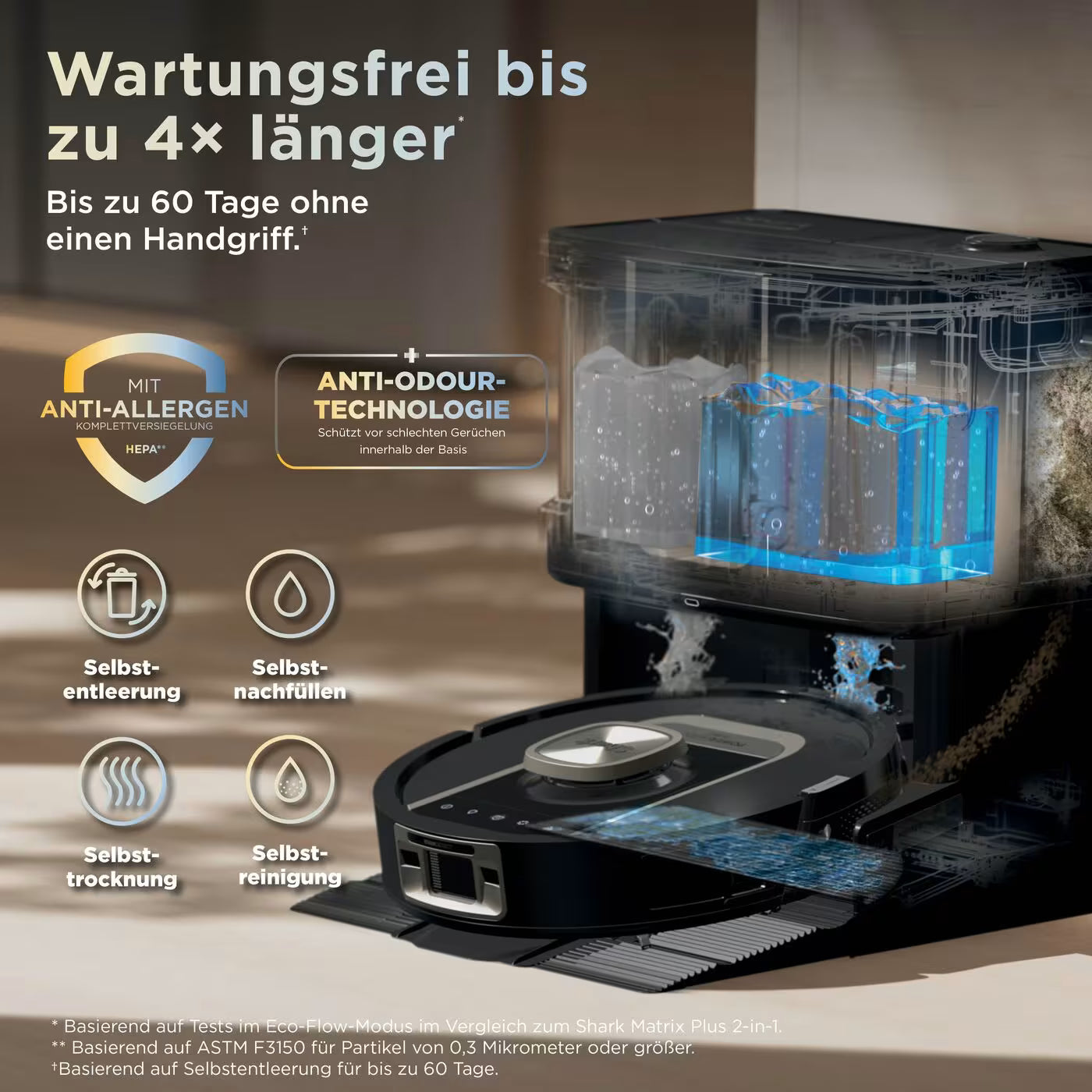 Shark ThermaCharged PowerDetect Nass- und Trocken-Saugroboter