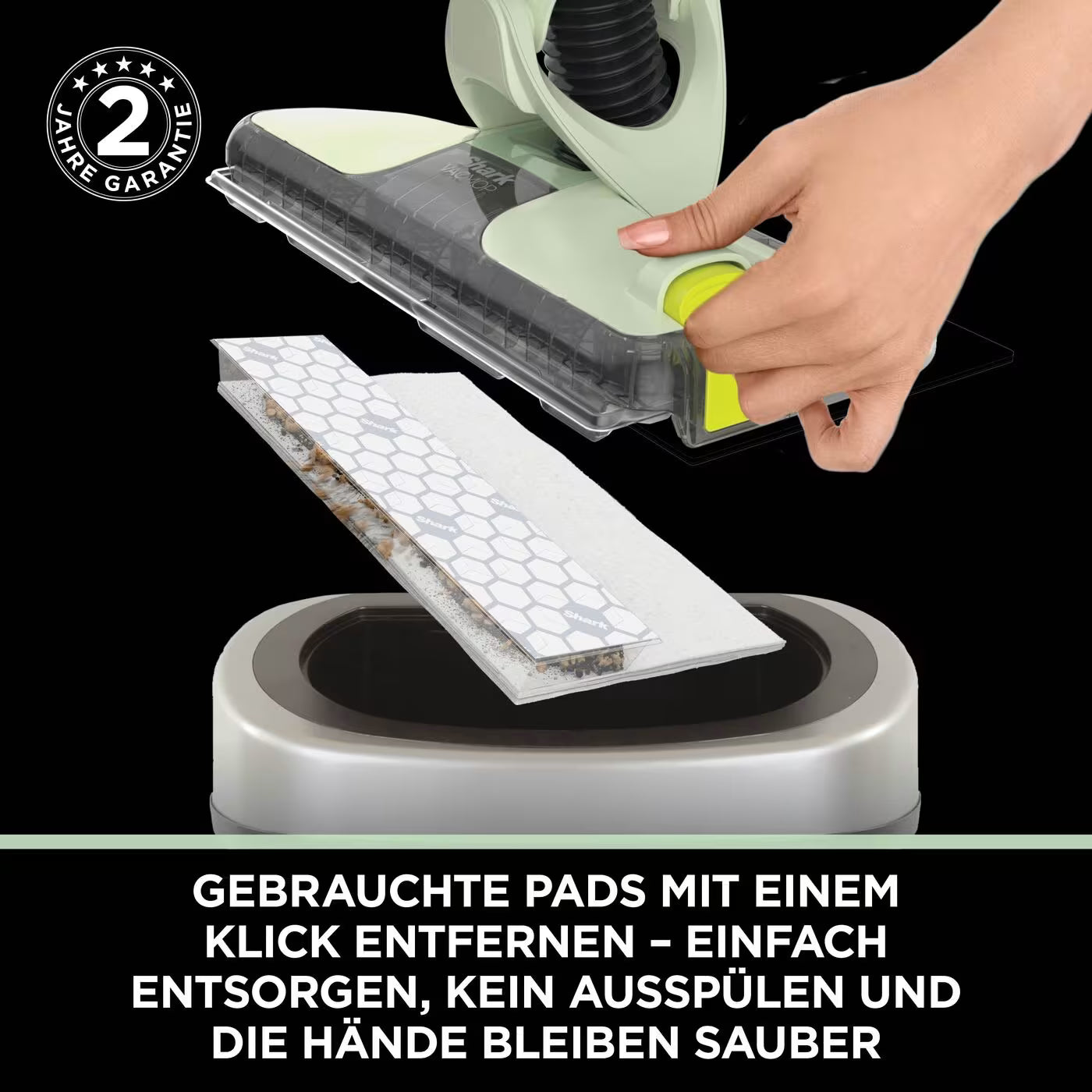 Shark VacMop 2-in-1 kabelloser Staubsauger und Sprühmopp
