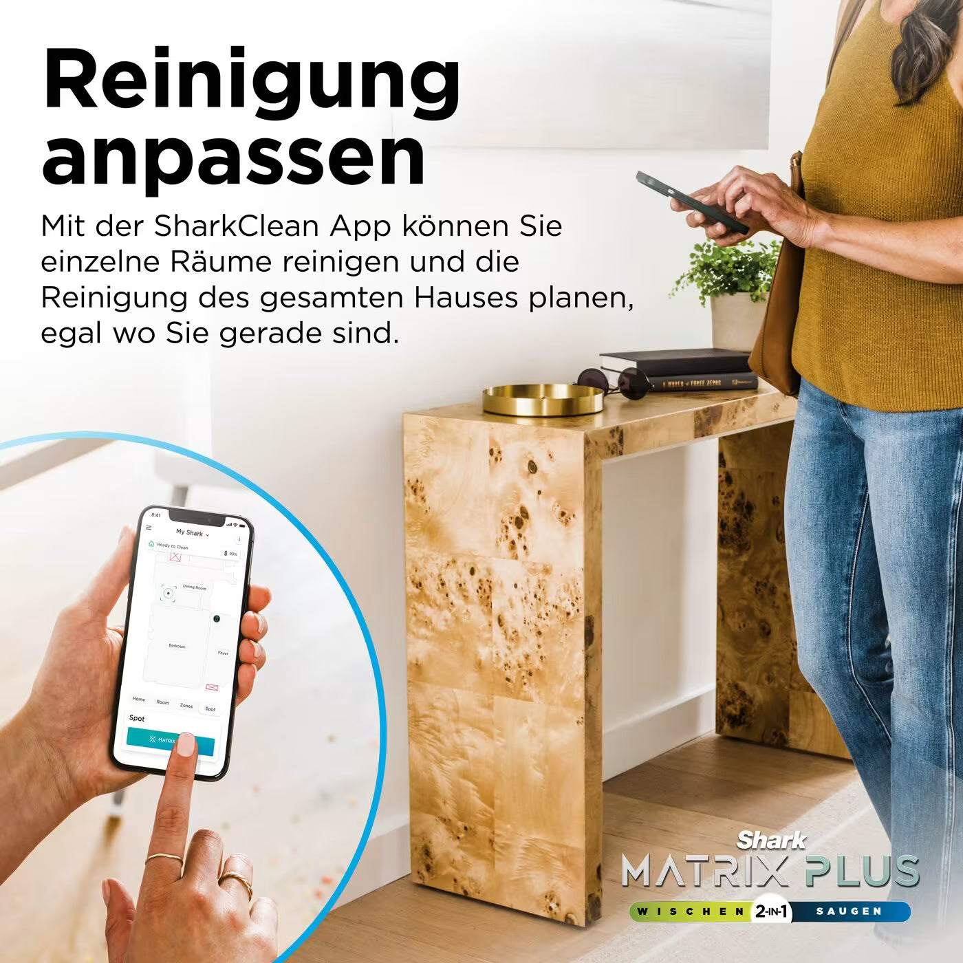 Shark Matrix Plus 2-in-1 Wischen & Saugen mit automatischem Entleerungssystem
