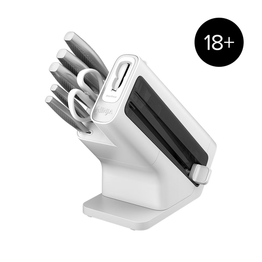 Ninja StaySharp Rostfreier Messerblock mit integriertem Schleifer 6-teiliges Set