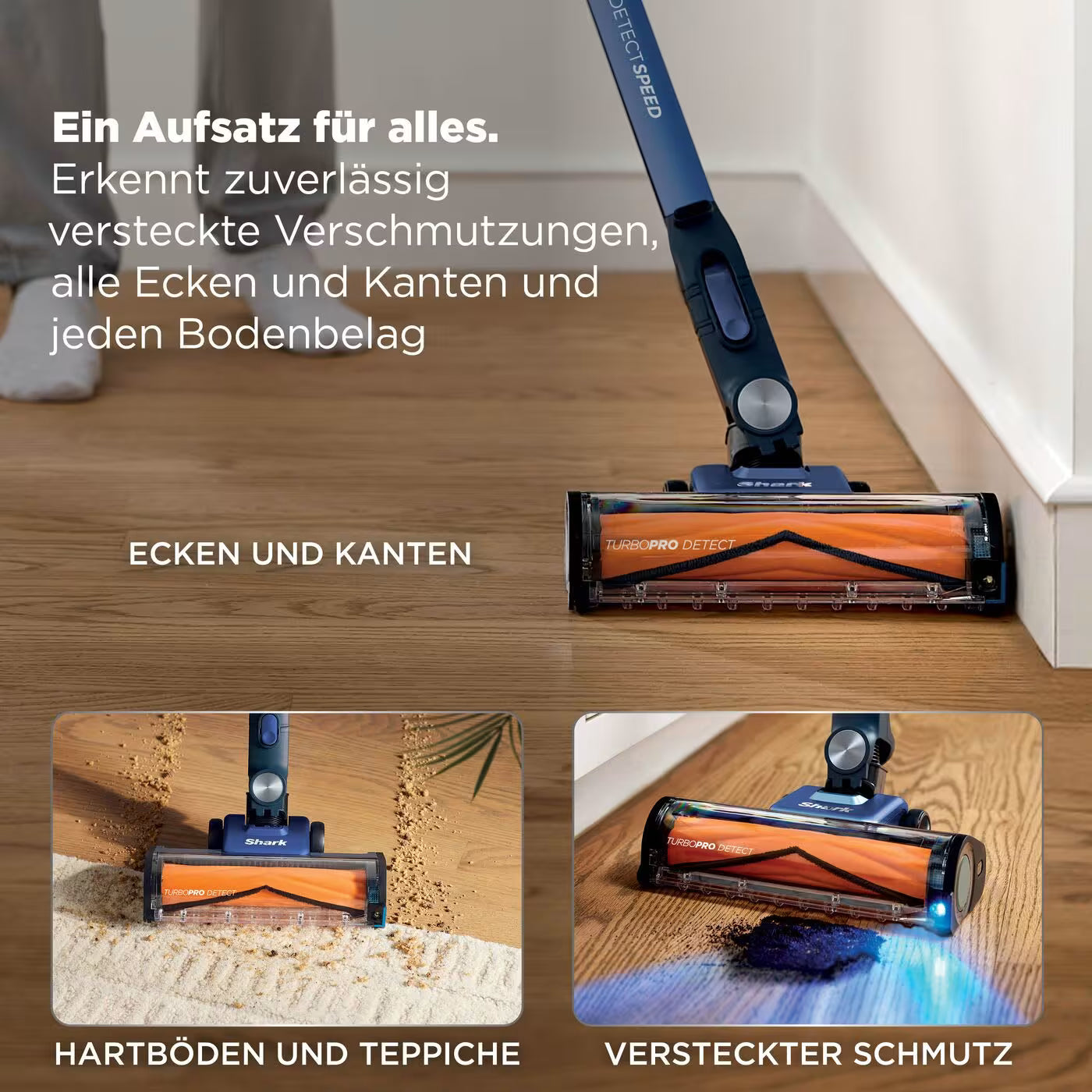 Shark PowerDetect Speed Pet Pro Clean & Empty Akku-Staubsauger