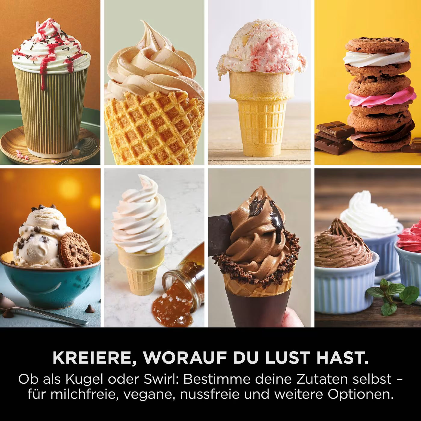 Ninja CREAMi Scoop & Swirl 13-in-1 Softeis- und Eismaschine