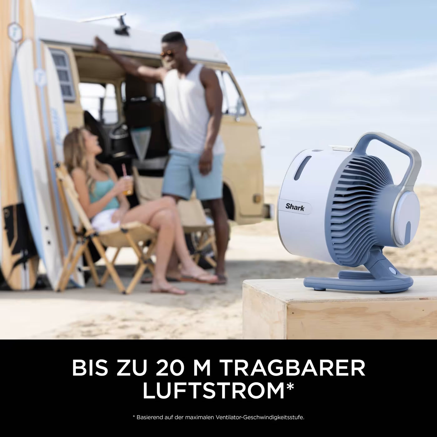 Shark Flex Breeze HydroGo Ventilator mit Sprühnebel