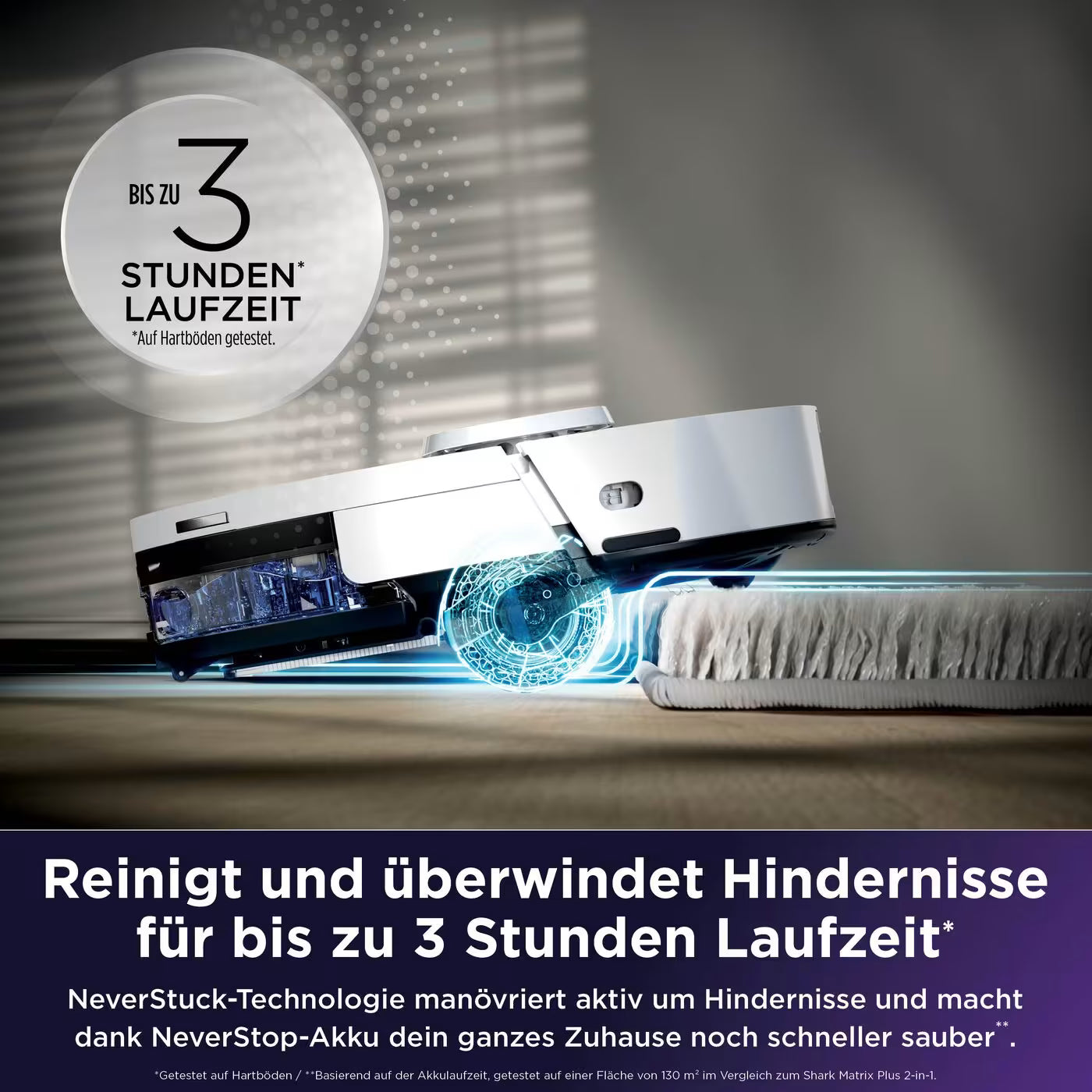 Shark PowerDetect UV Reveal 2-in-1 Saug- und Wischroboter – Weiß