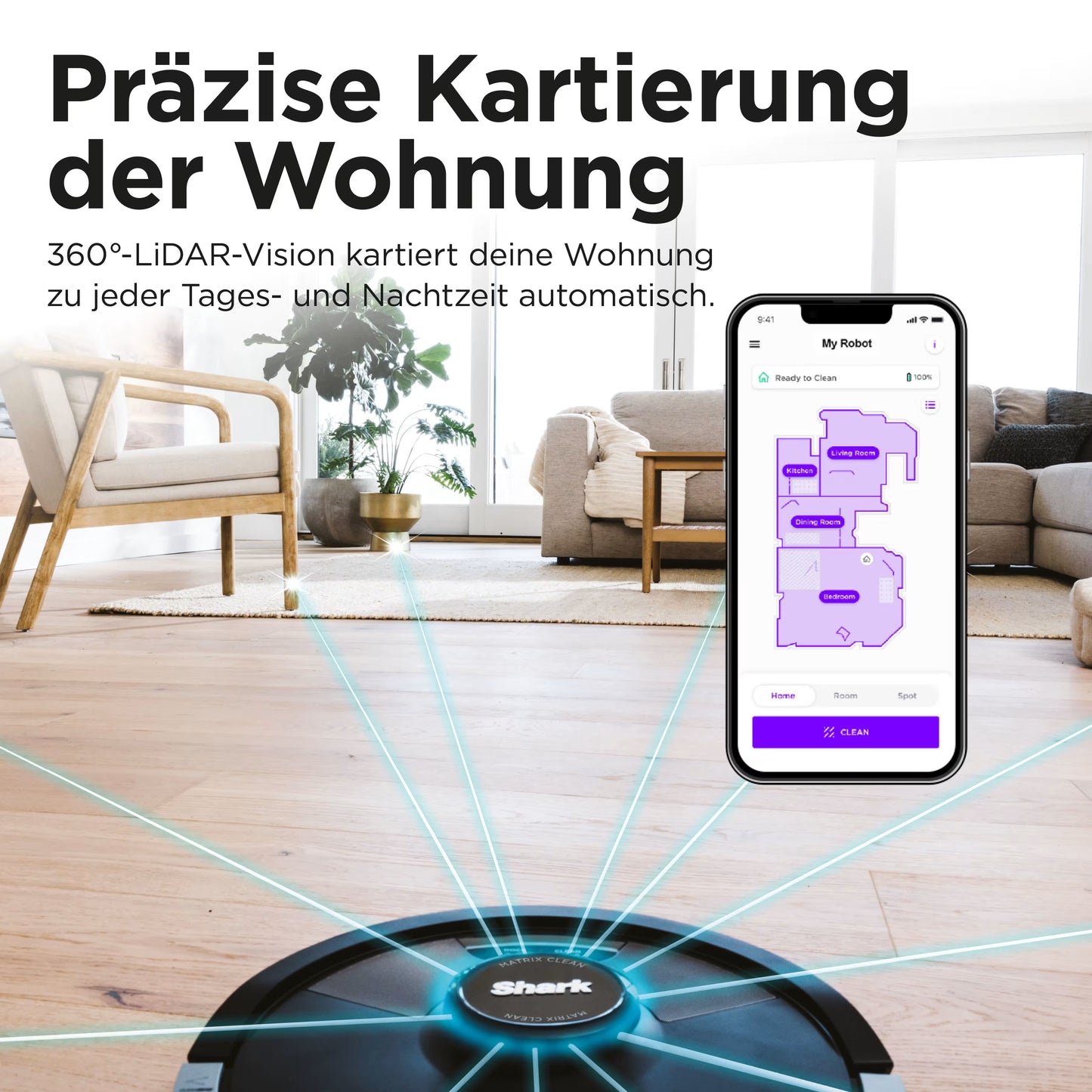 Shark Matrix Plus 2-in-1 Saug- und Wischroboter
